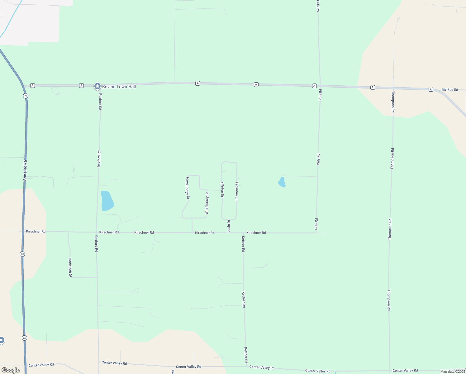 map of restaurants, bars, coffee shops, grocery stores, and more near N5057 Tackman Ln in Shiocton