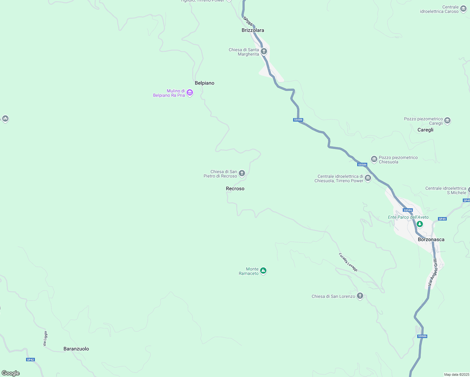 map of restaurants, bars, coffee shops, grocery stores, and more near in Recroso