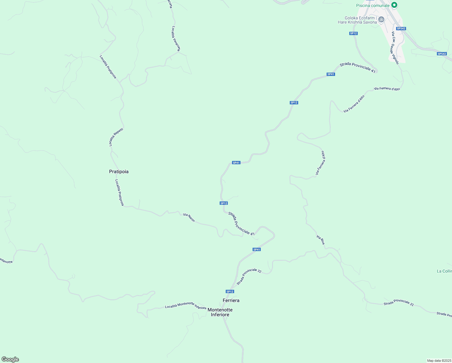 map of restaurants, bars, coffee shops, grocery stores, and more near 5 Via Montenotte in Provincia di Savona