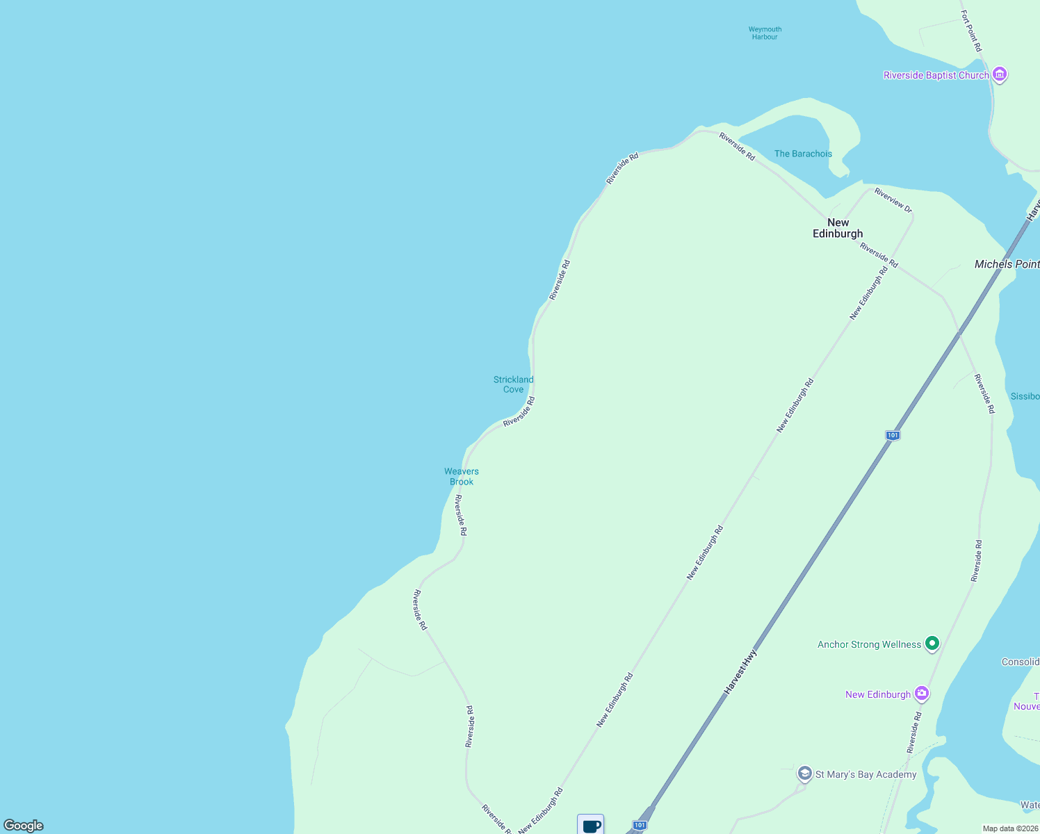 map of restaurants, bars, coffee shops, grocery stores, and more near 528 Riverside Rd in Weymouth