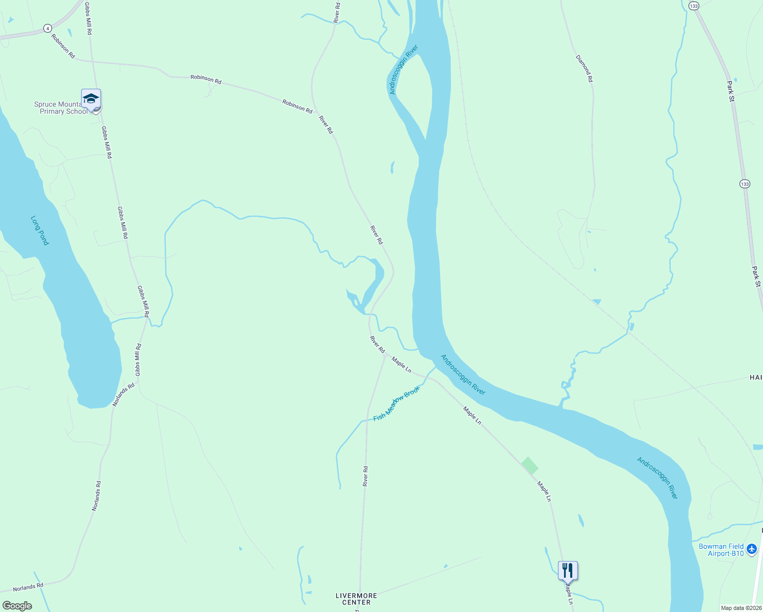 map of restaurants, bars, coffee shops, grocery stores, and more near 706 River Road in Livermore