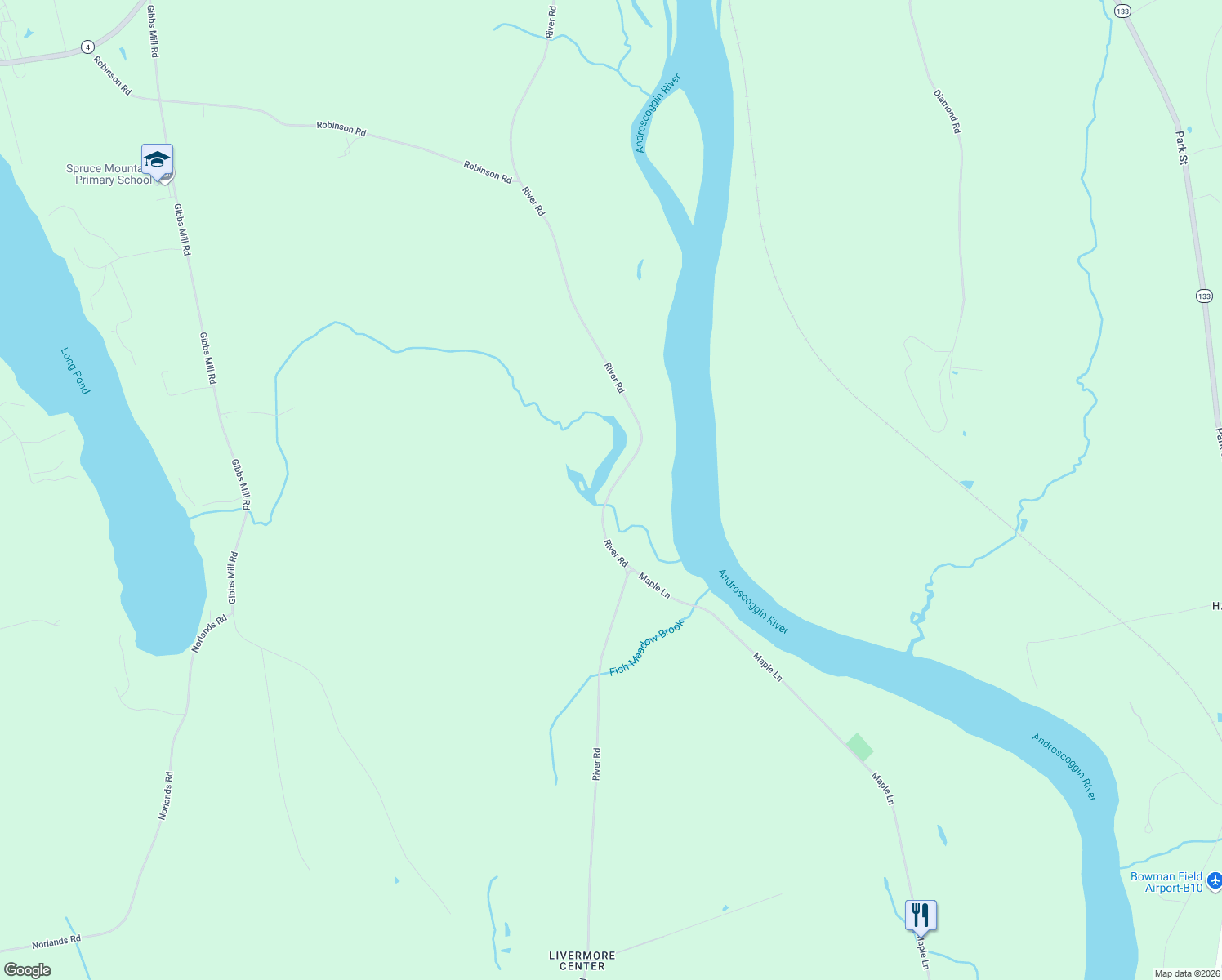 map of restaurants, bars, coffee shops, grocery stores, and more near 706 River Road in Livermore