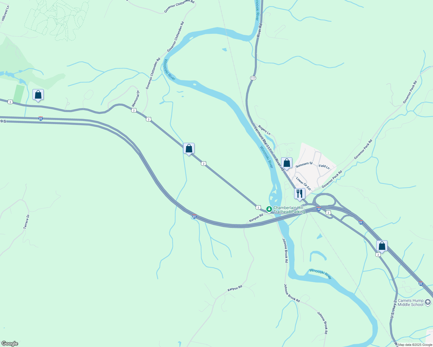 map of restaurants, bars, coffee shops, grocery stores, and more near 2565 West Main Street in Richmond