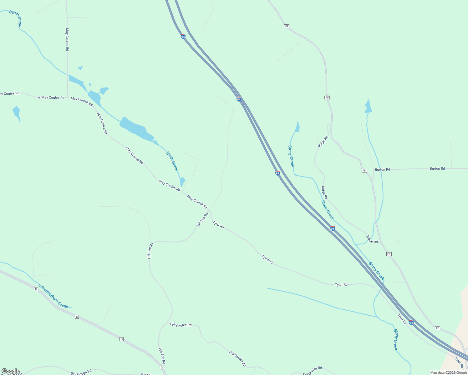 map of restaurants, bars, coffee shops, grocery stores, and more near Hilltop Road in Hixton