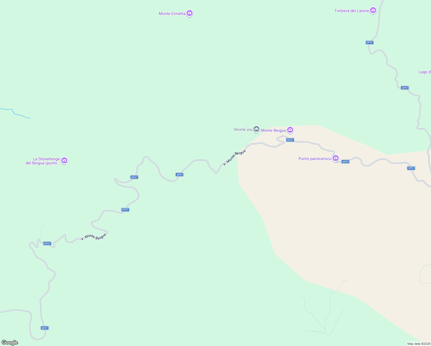 map of restaurants, bars, coffee shops, grocery stores, and more near SP57 in Provincia di Savona