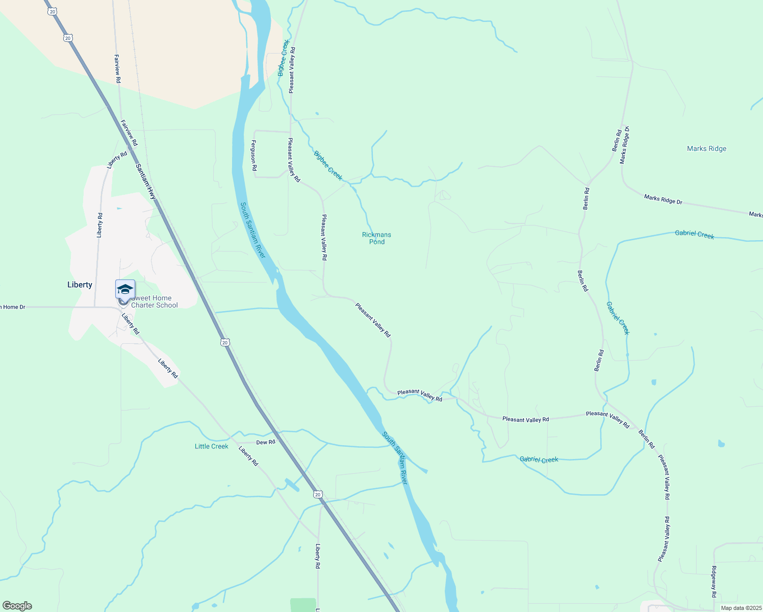 map of restaurants, bars, coffee shops, grocery stores, and more near 28725 Pleasant Valley Road in Sweet Home
