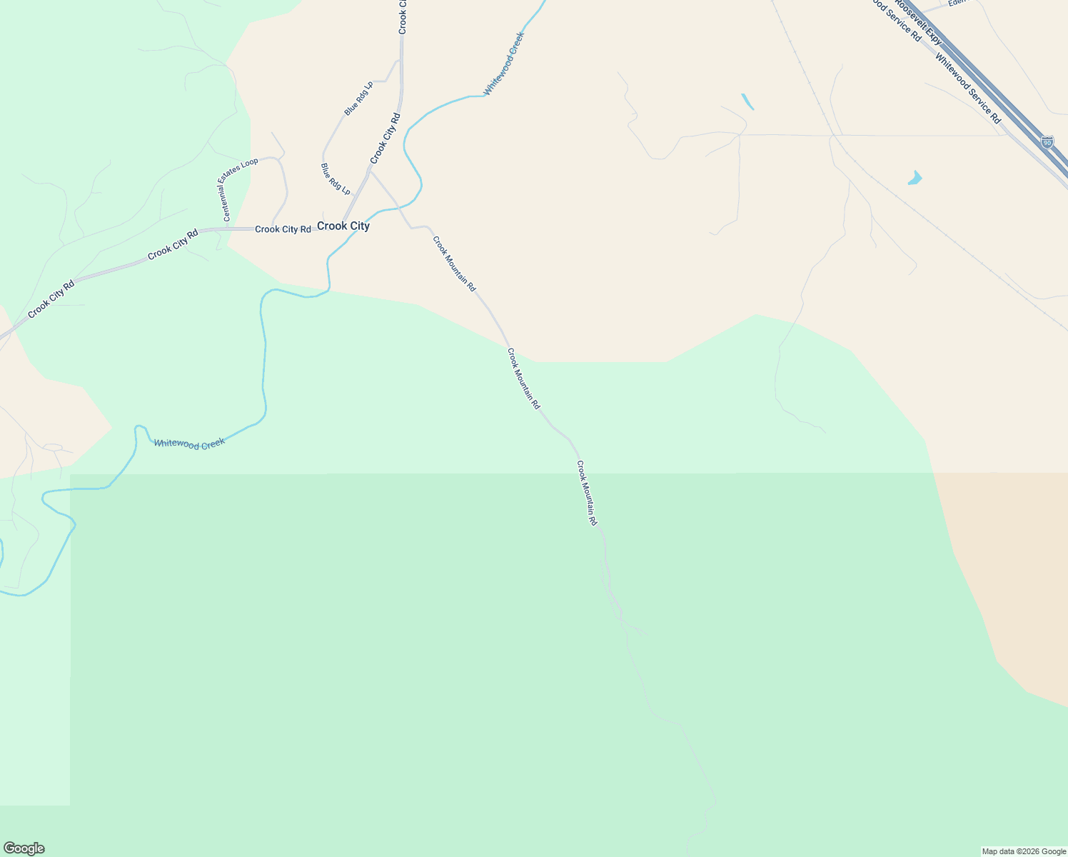 map of restaurants, bars, coffee shops, grocery stores, and more near 20478 Crook Mountain Road in Whitewood