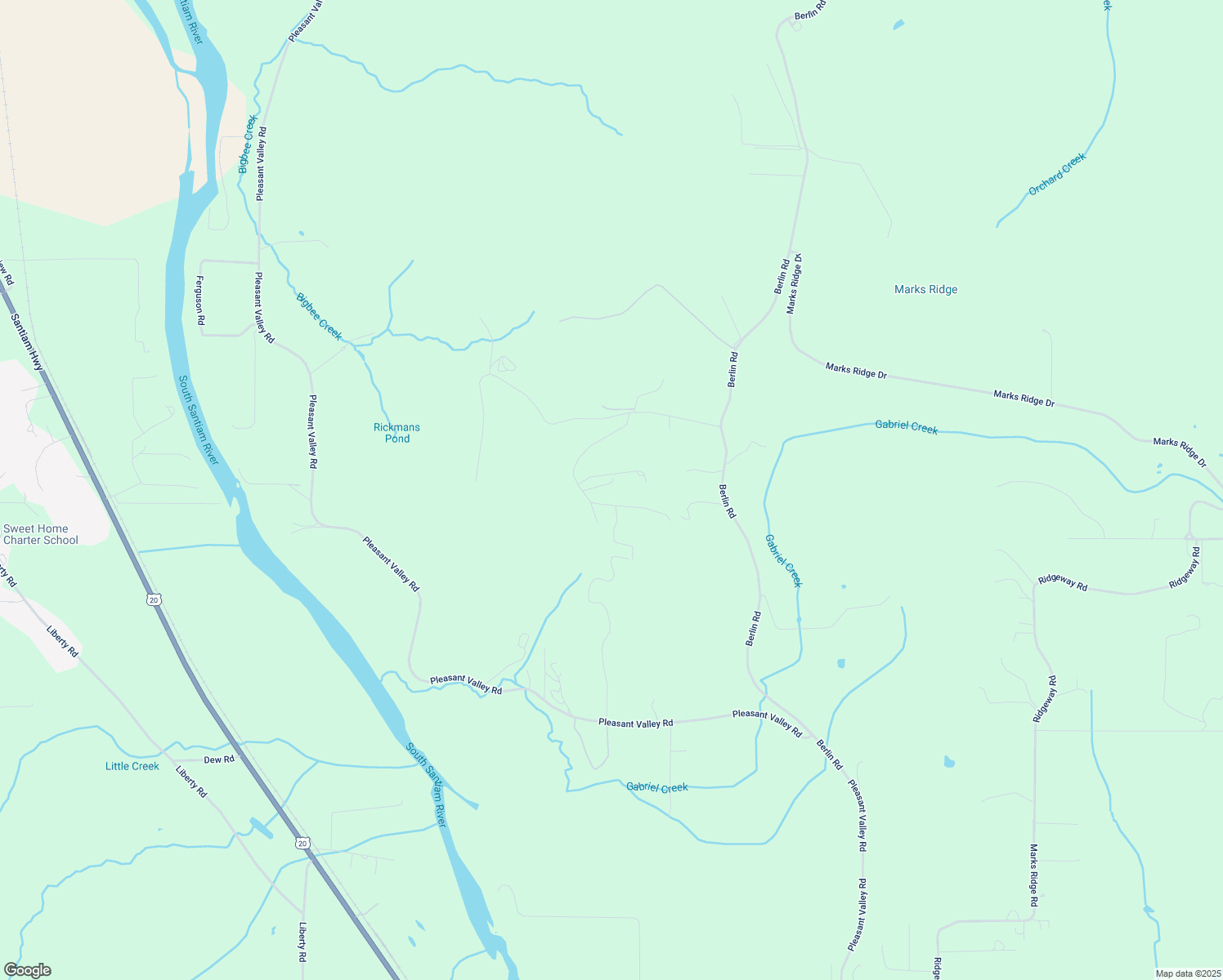map of restaurants, bars, coffee shops, grocery stores, and more near 28795 Hiltz Drive in Sweet Home