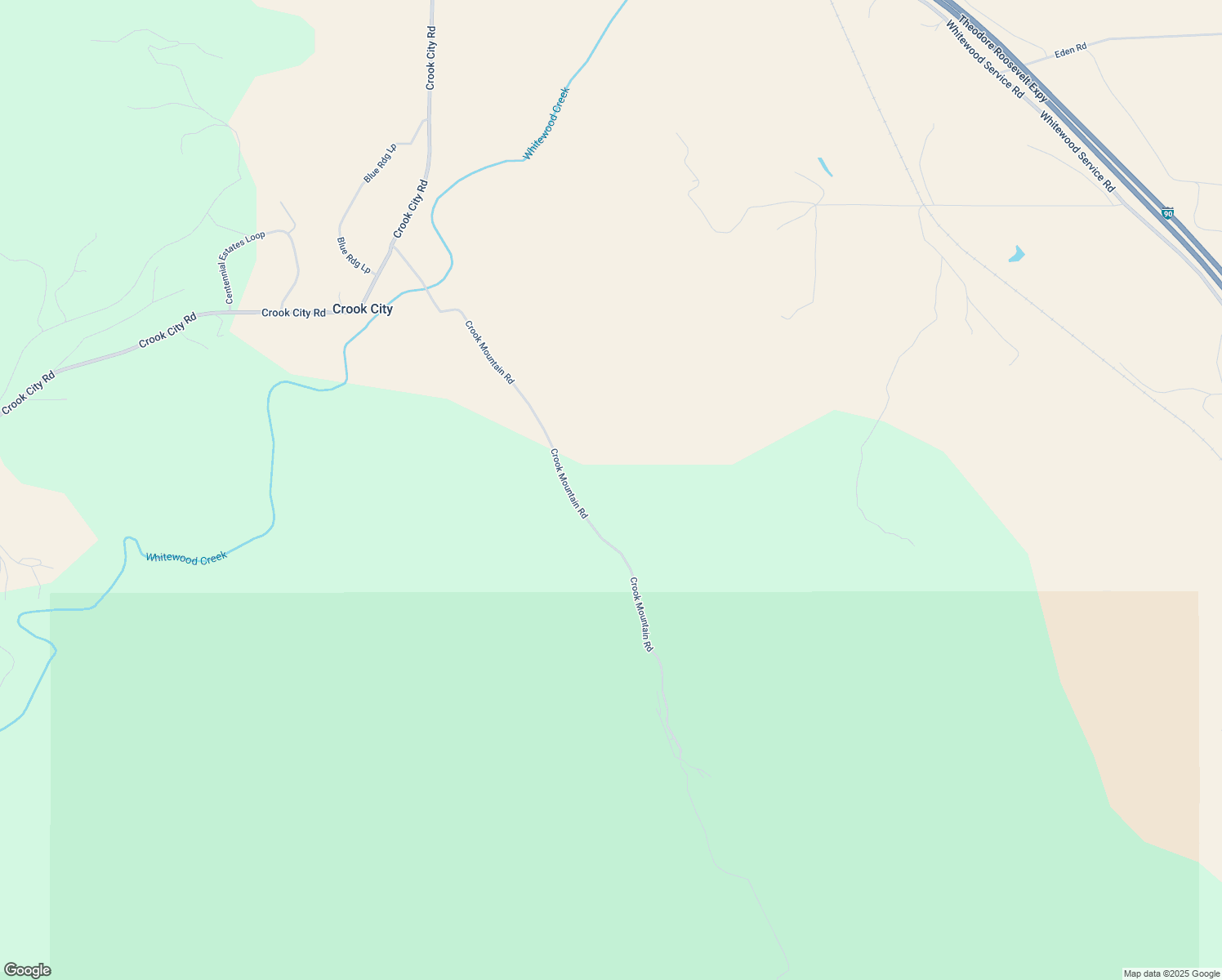 map of restaurants, bars, coffee shops, grocery stores, and more near 20478 Crook Mountain Road in Whitewood