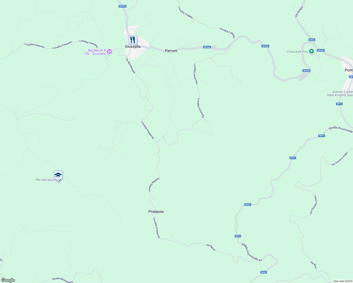 map of restaurants, bars, coffee shops, grocery stores, and more near 2 Località Colla in Provincia di Savona