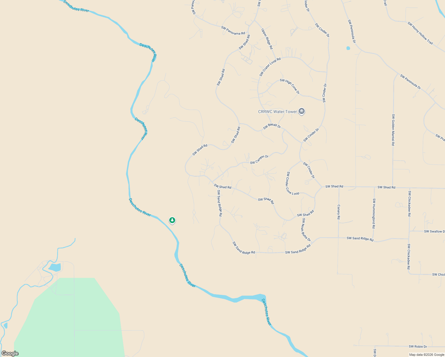 map of restaurants, bars, coffee shops, grocery stores, and more near 13975 Southwest Canyon Drive in Terrebonne