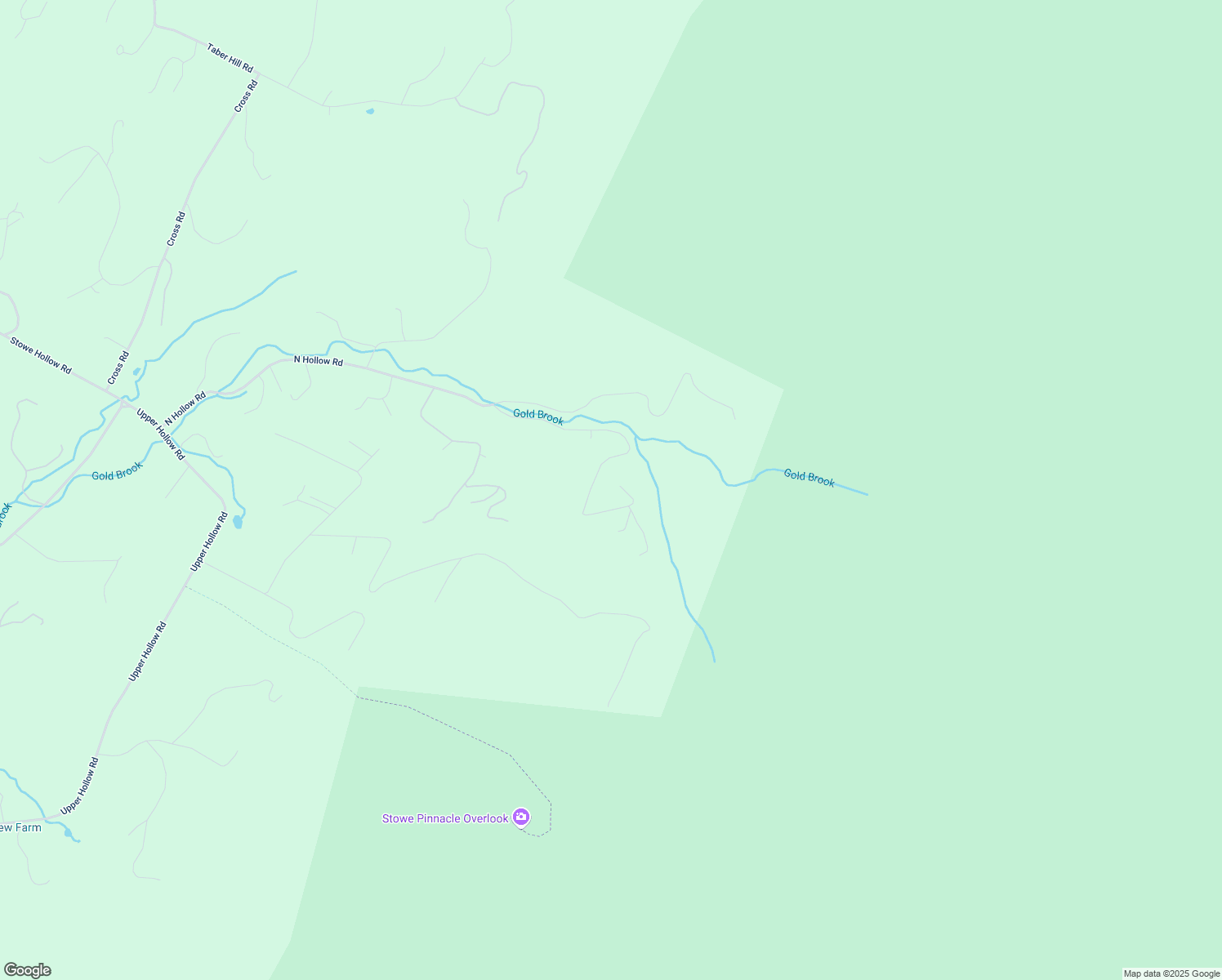 map of restaurants, bars, coffee shops, grocery stores, and more near 647 Putnam Forest Road in Stowe