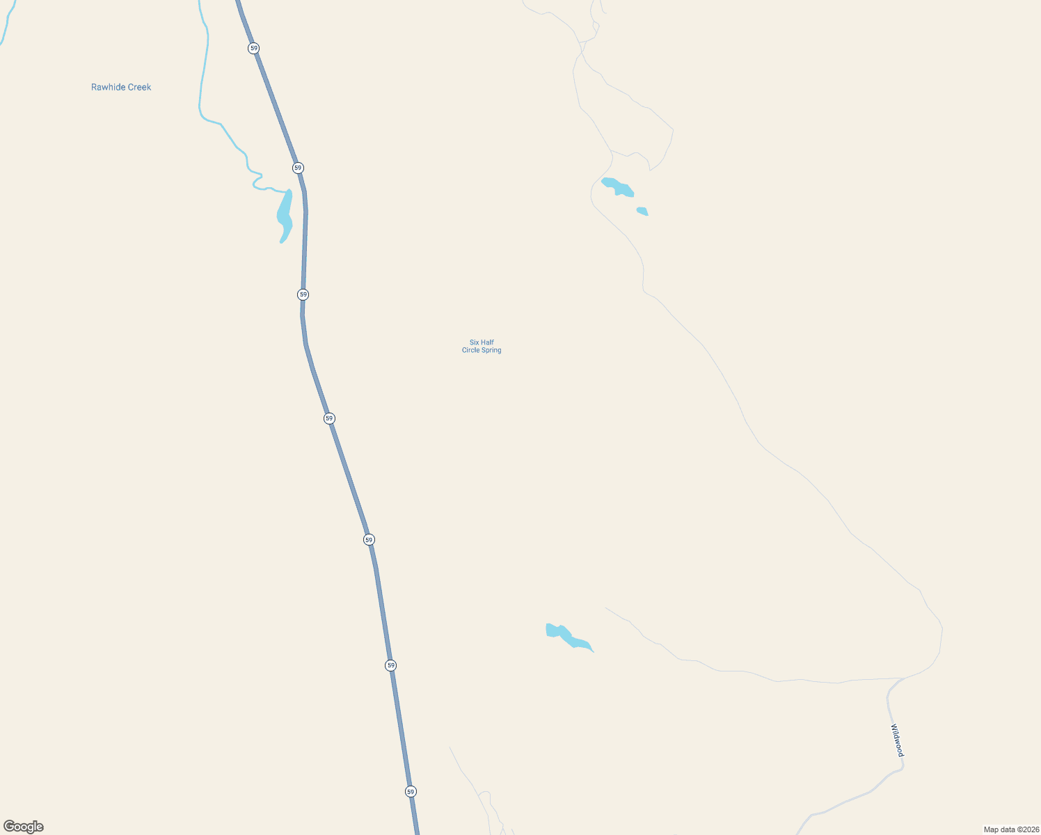 map of restaurants, bars, coffee shops, grocery stores, and more near 12705 Wyoming 59 in Gillette