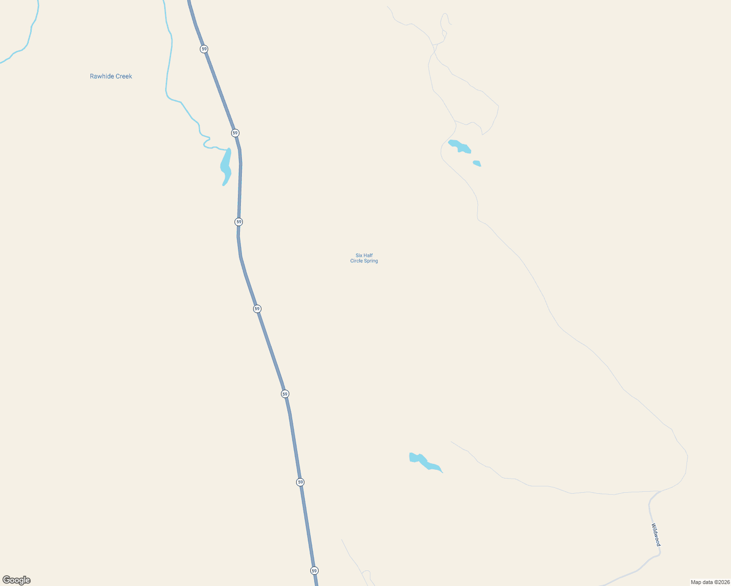 map of restaurants, bars, coffee shops, grocery stores, and more near 12707 Wyoming 59 in Gillette