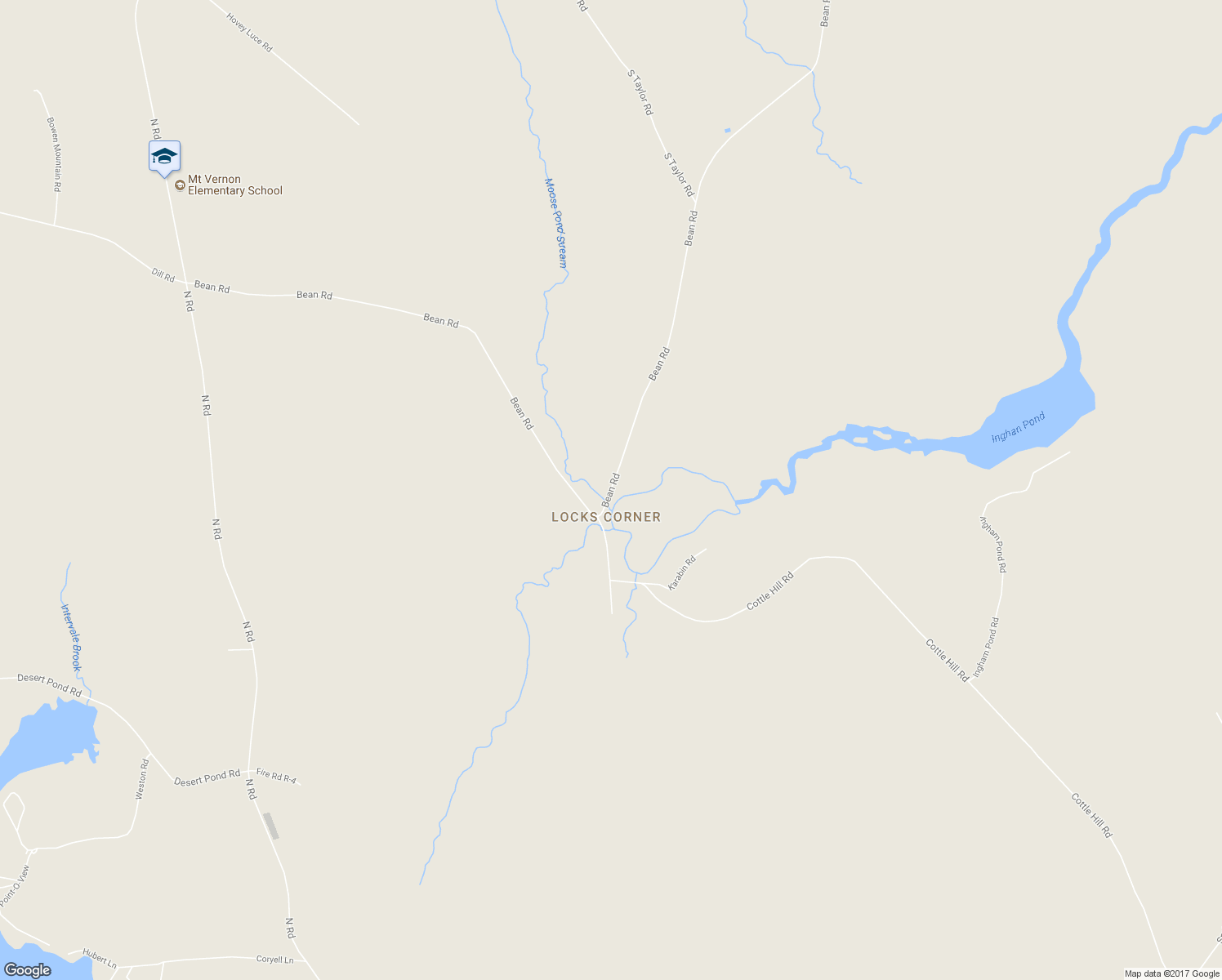 map of restaurants, bars, coffee shops, grocery stores, and more near 927 Bean Road in Mount Vernon