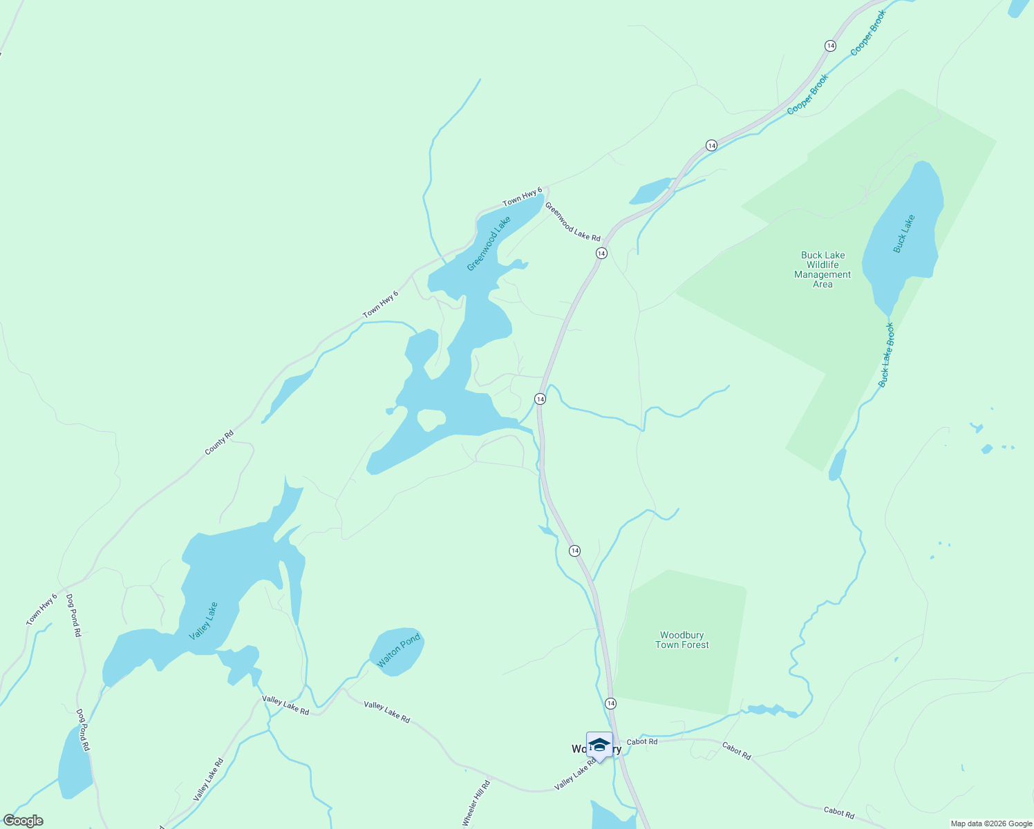map of restaurants, bars, coffee shops, grocery stores, and more near 135 Sunny Lane in Woodbury
