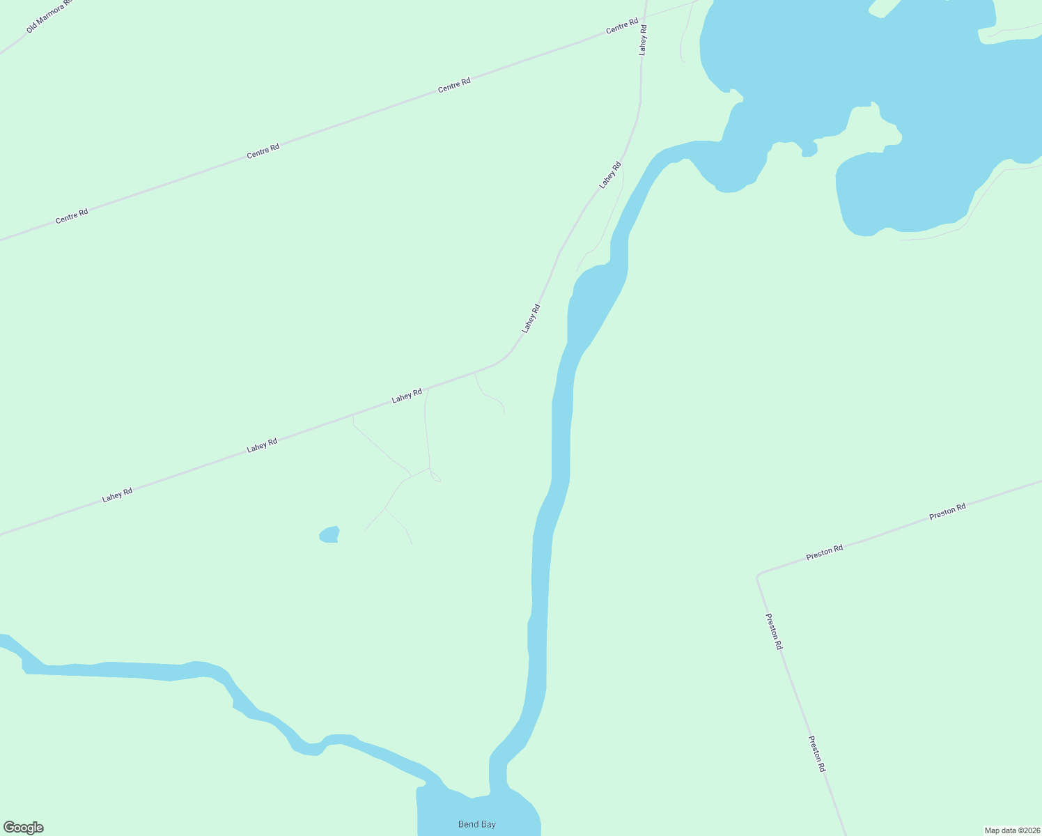 map of restaurants, bars, coffee shops, grocery stores, and more near 665 Lahey Road in Madoc