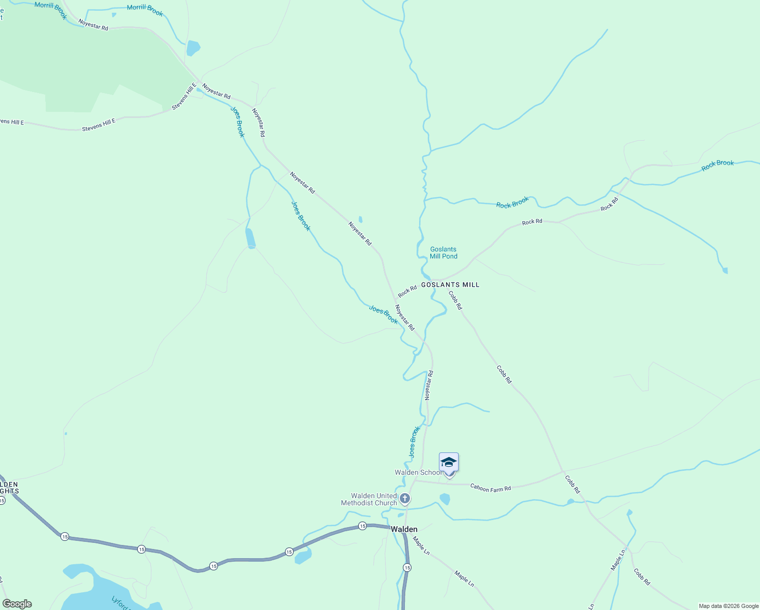 map of restaurants, bars, coffee shops, grocery stores, and more near 1039 Noyestar Road in Hardwick