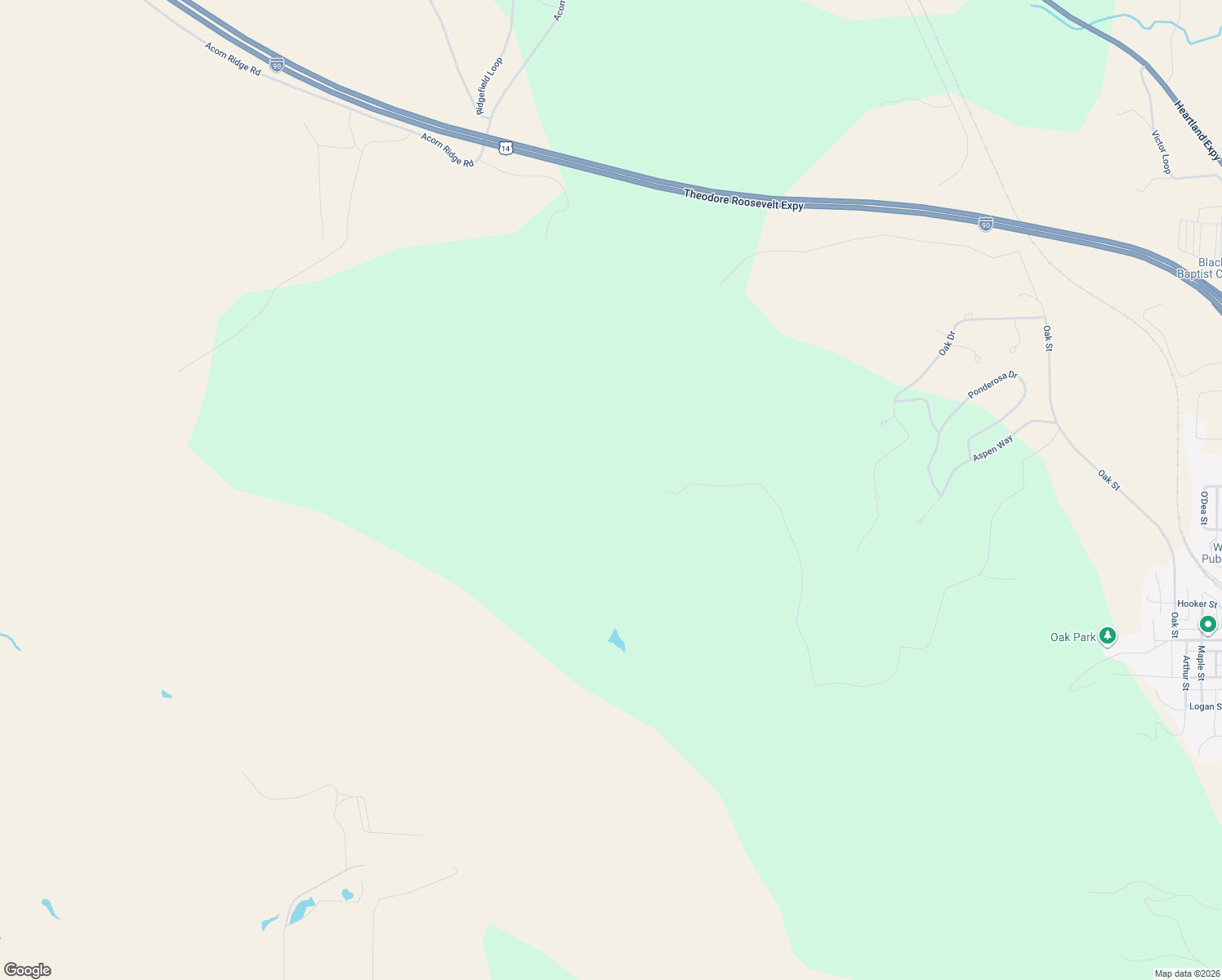 map of restaurants, bars, coffee shops, grocery stores, and more near in Whitewood