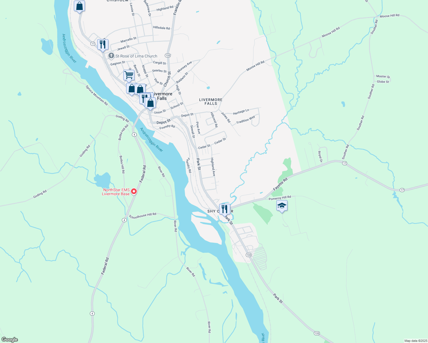4 Chestnut Street, Livermore Falls ME Walk Score