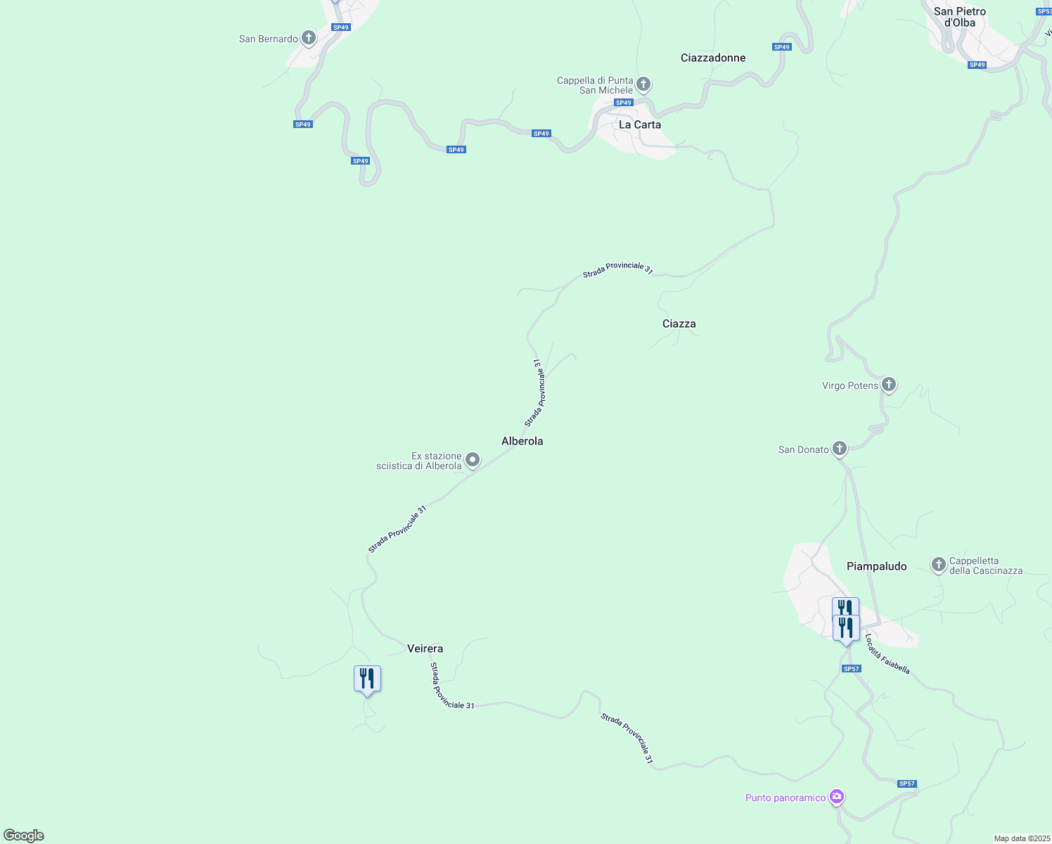 map of restaurants, bars, coffee shops, grocery stores, and more near 1 SP31 in Alberola