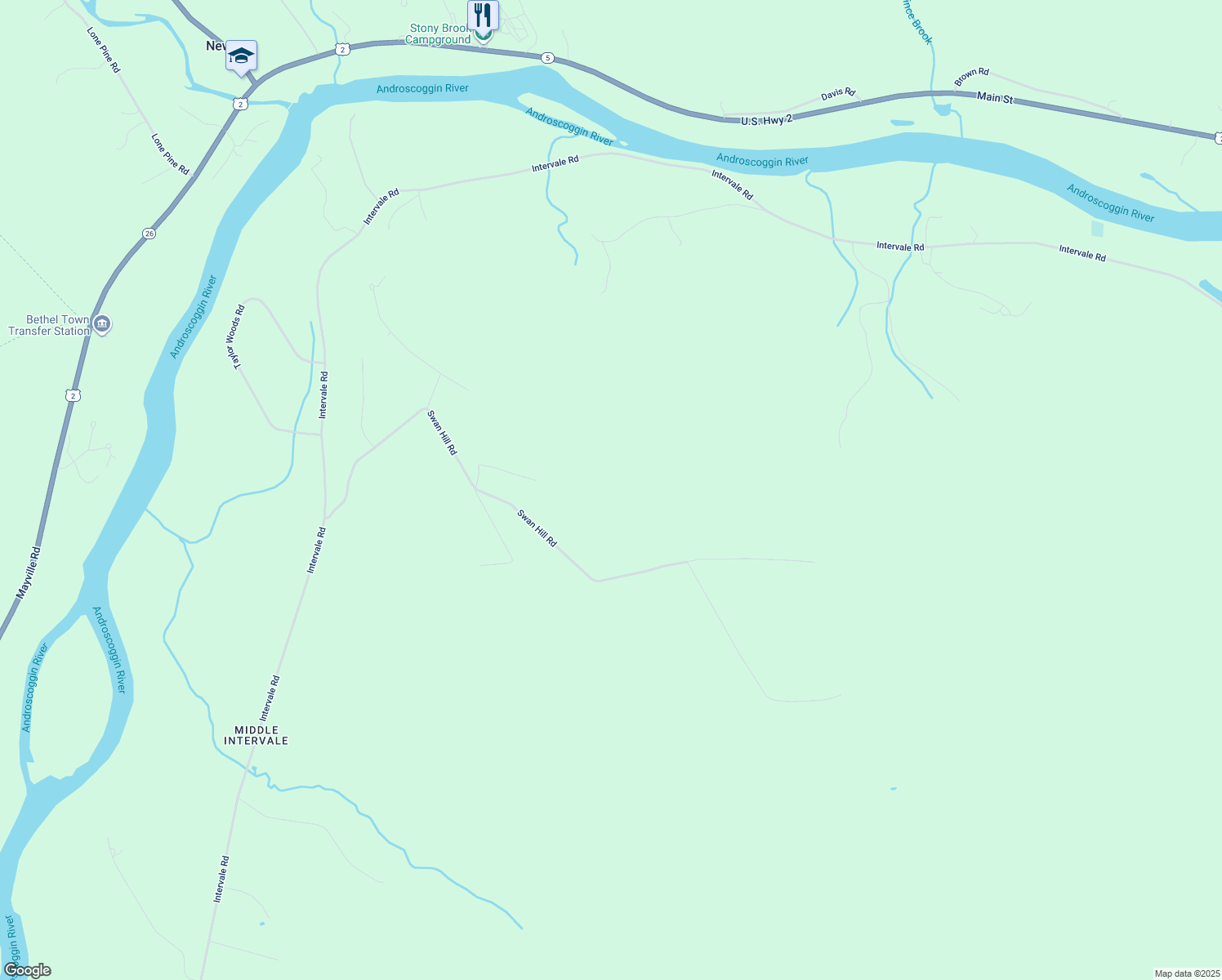 map of restaurants, bars, coffee shops, grocery stores, and more near 34 Abbott Farm Road Road in Bethel