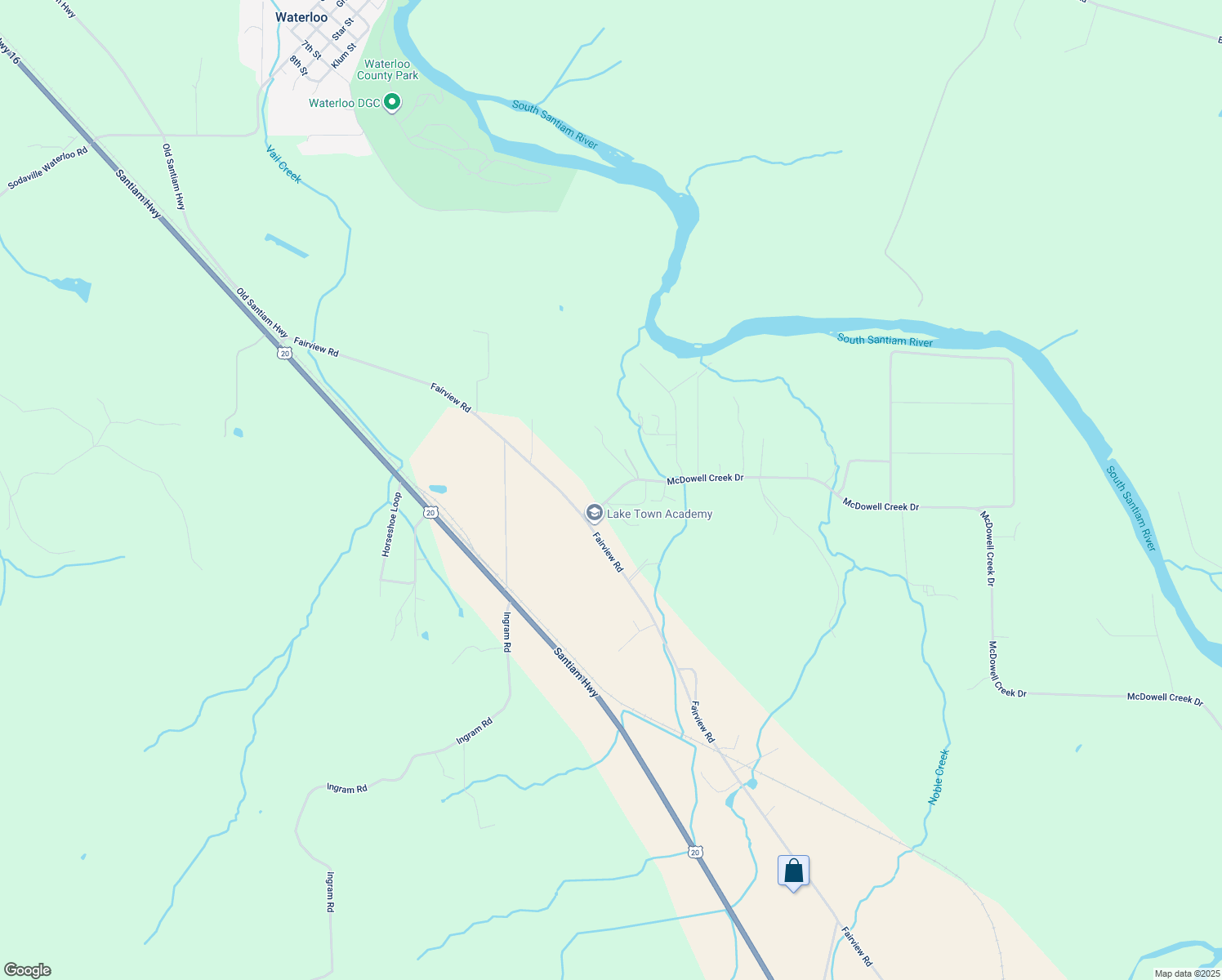 map of restaurants, bars, coffee shops, grocery stores, and more near 39775 McDowell Creek Drive in Lebanon