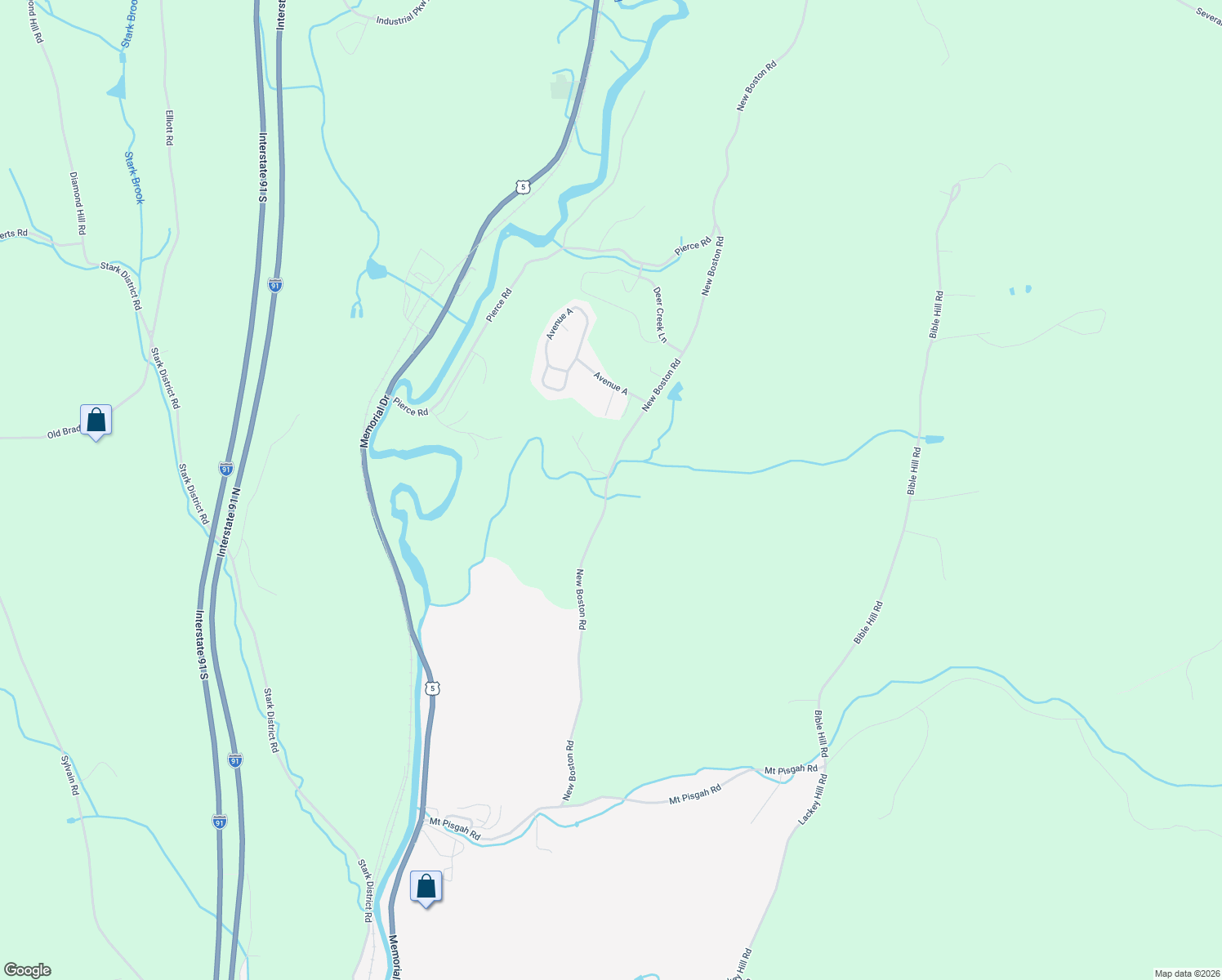 map of restaurants, bars, coffee shops, grocery stores, and more near 846 New Boston Road in Saint Johnsbury