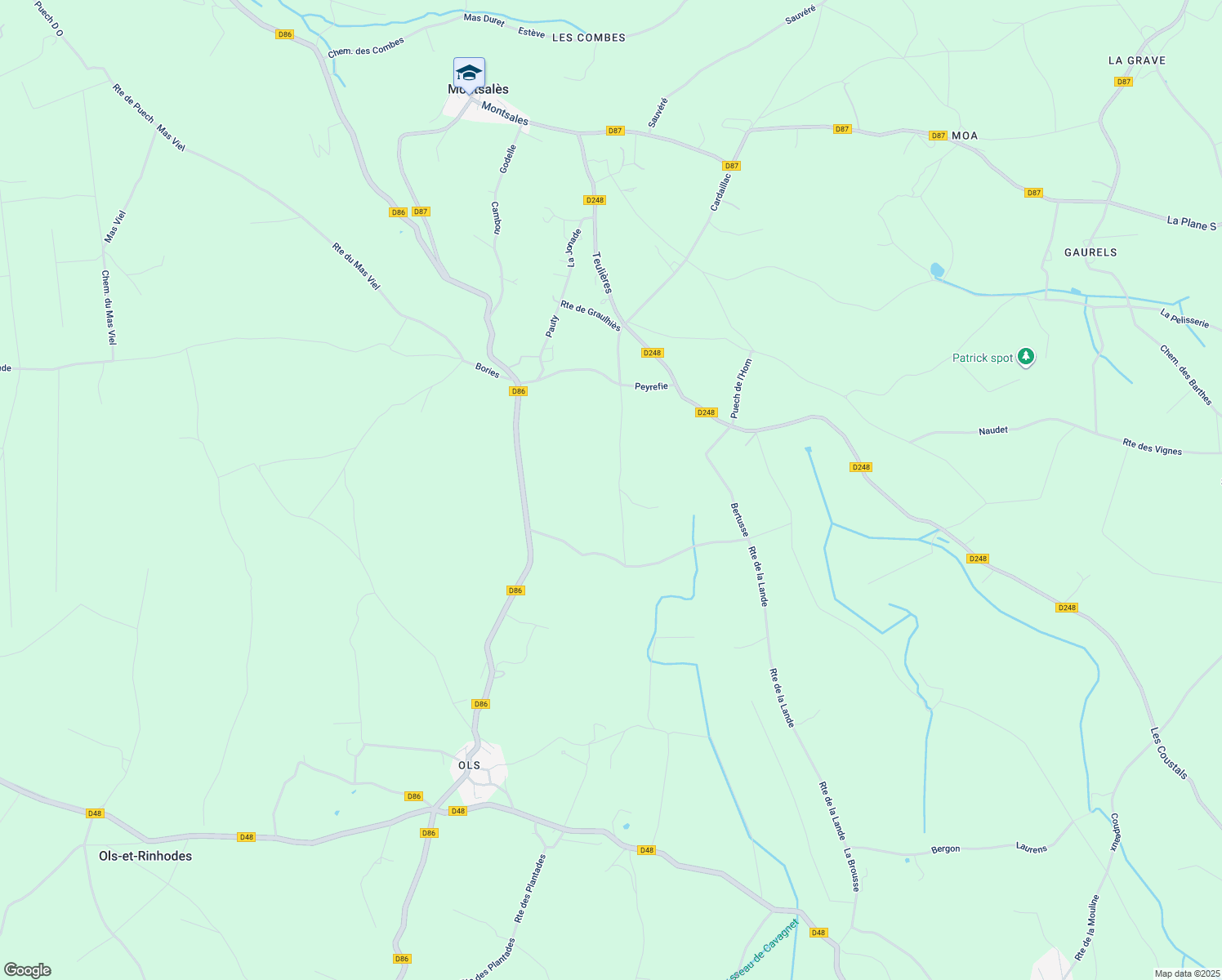 map of restaurants, bars, coffee shops, grocery stores, and more near in Saint-Igest