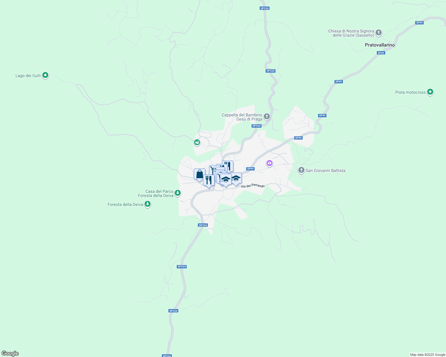 map of restaurants, bars, coffee shops, grocery stores, and more near in Sassello