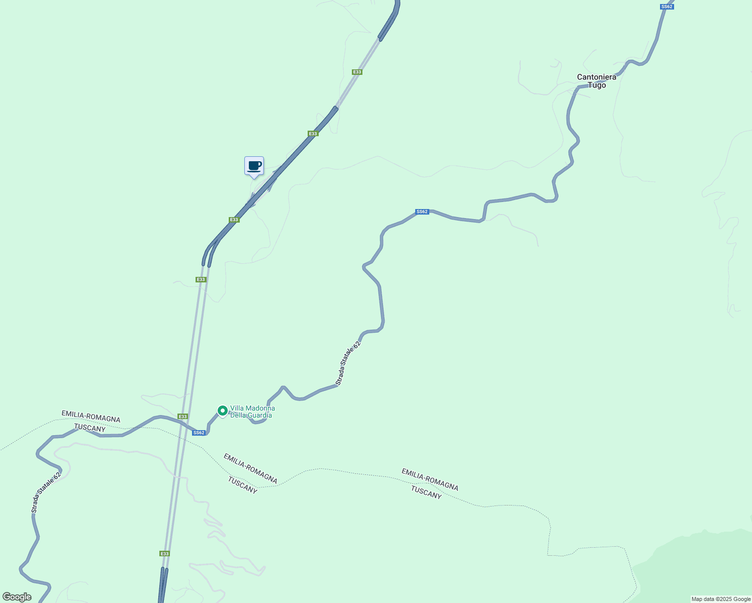 map of restaurants, bars, coffee shops, grocery stores, and more near Strada Val Parma in Provincia di Parma