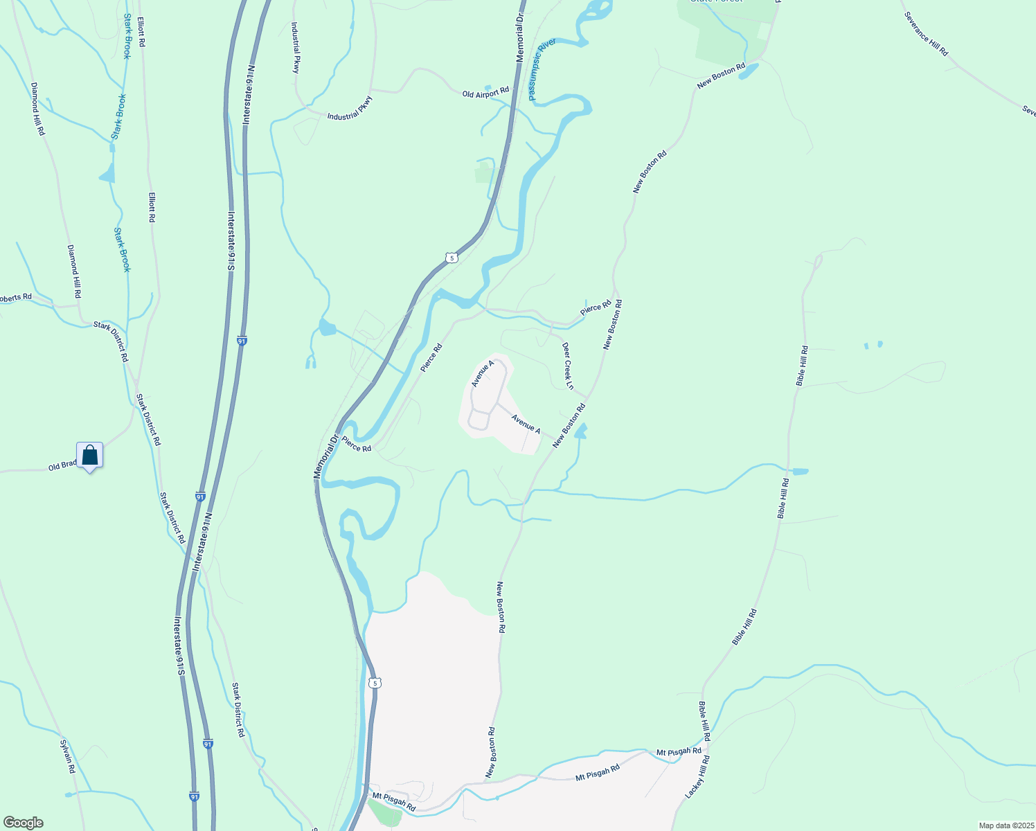 map of restaurants, bars, coffee shops, grocery stores, and more near 146 Avenue A in Saint Johnsbury