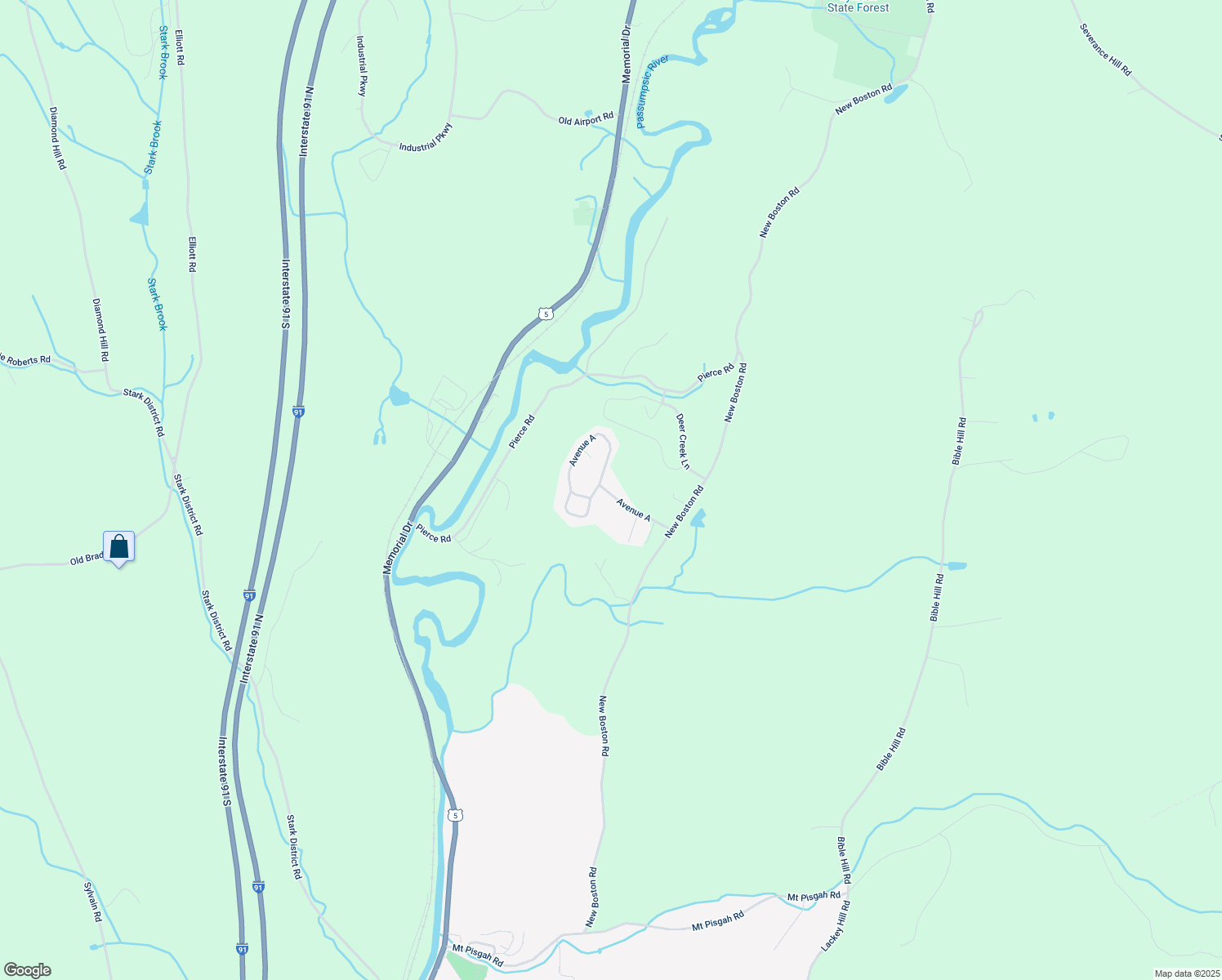 map of restaurants, bars, coffee shops, grocery stores, and more near 146 Avenue A in Saint Johnsbury