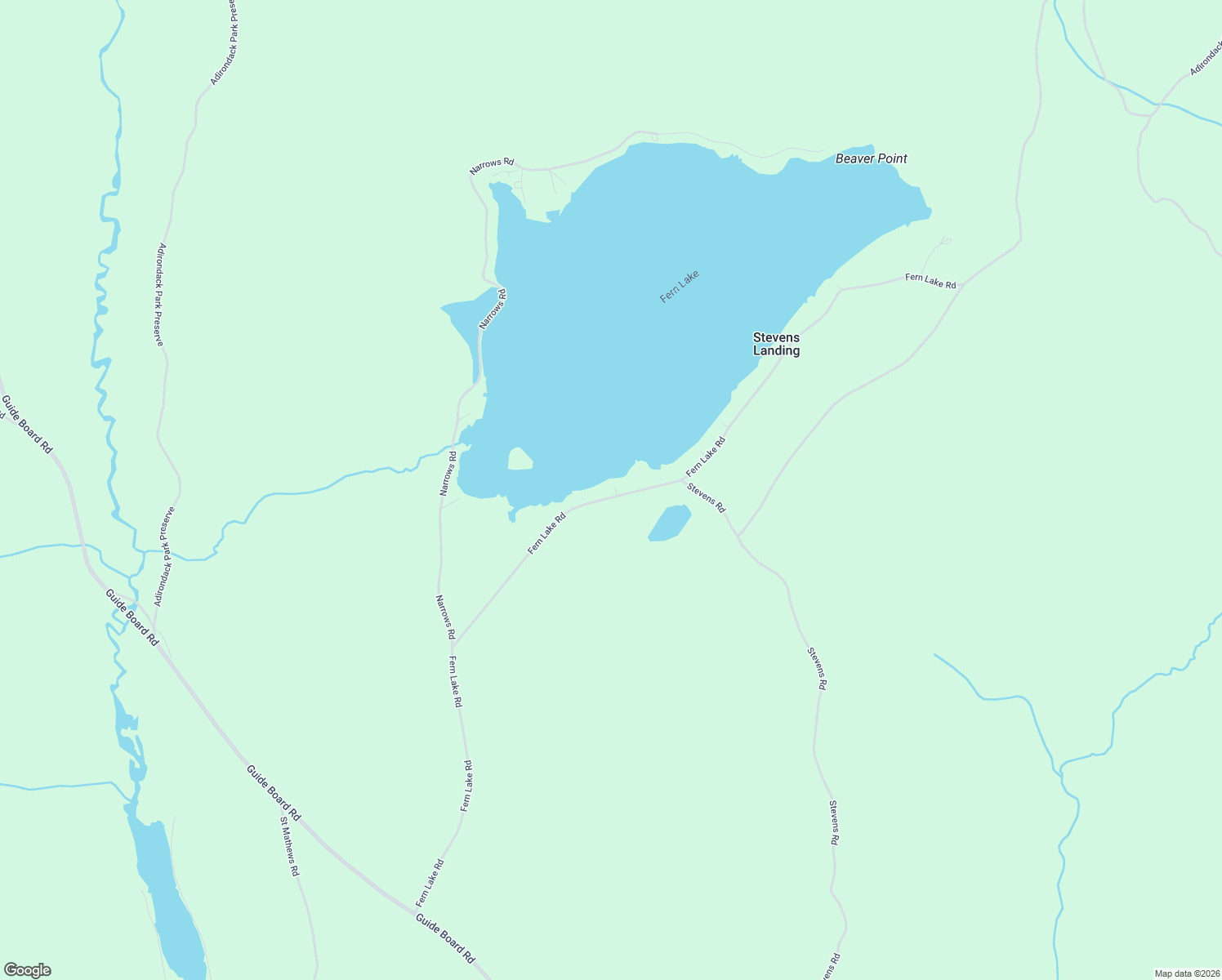 map of restaurants, bars, coffee shops, grocery stores, and more near 269 Fern Lake Road in Au Sable Forks
