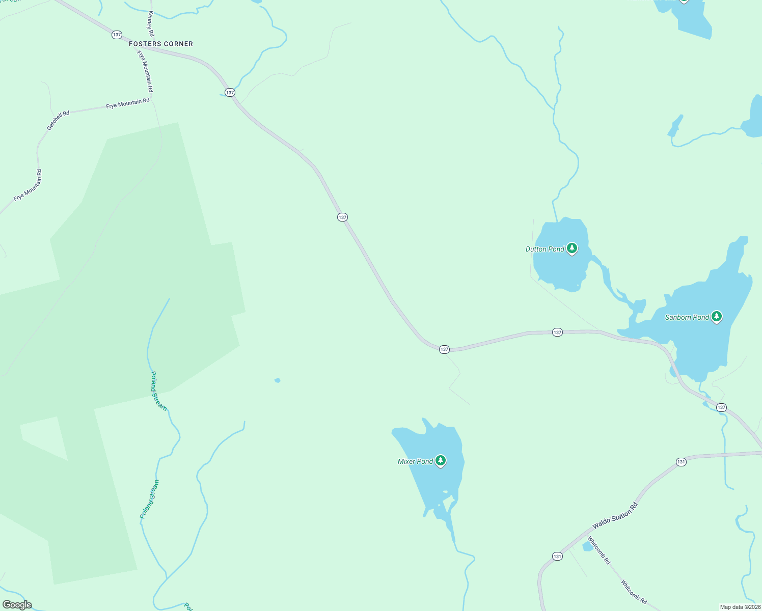 map of restaurants, bars, coffee shops, grocery stores, and more near 1543 Belfast Road in Knox
