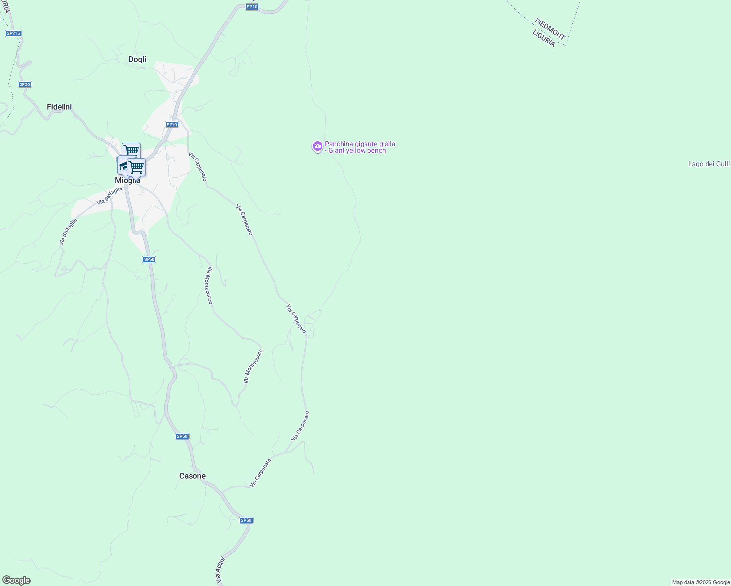 map of restaurants, bars, coffee shops, grocery stores, and more near in Province of Savona