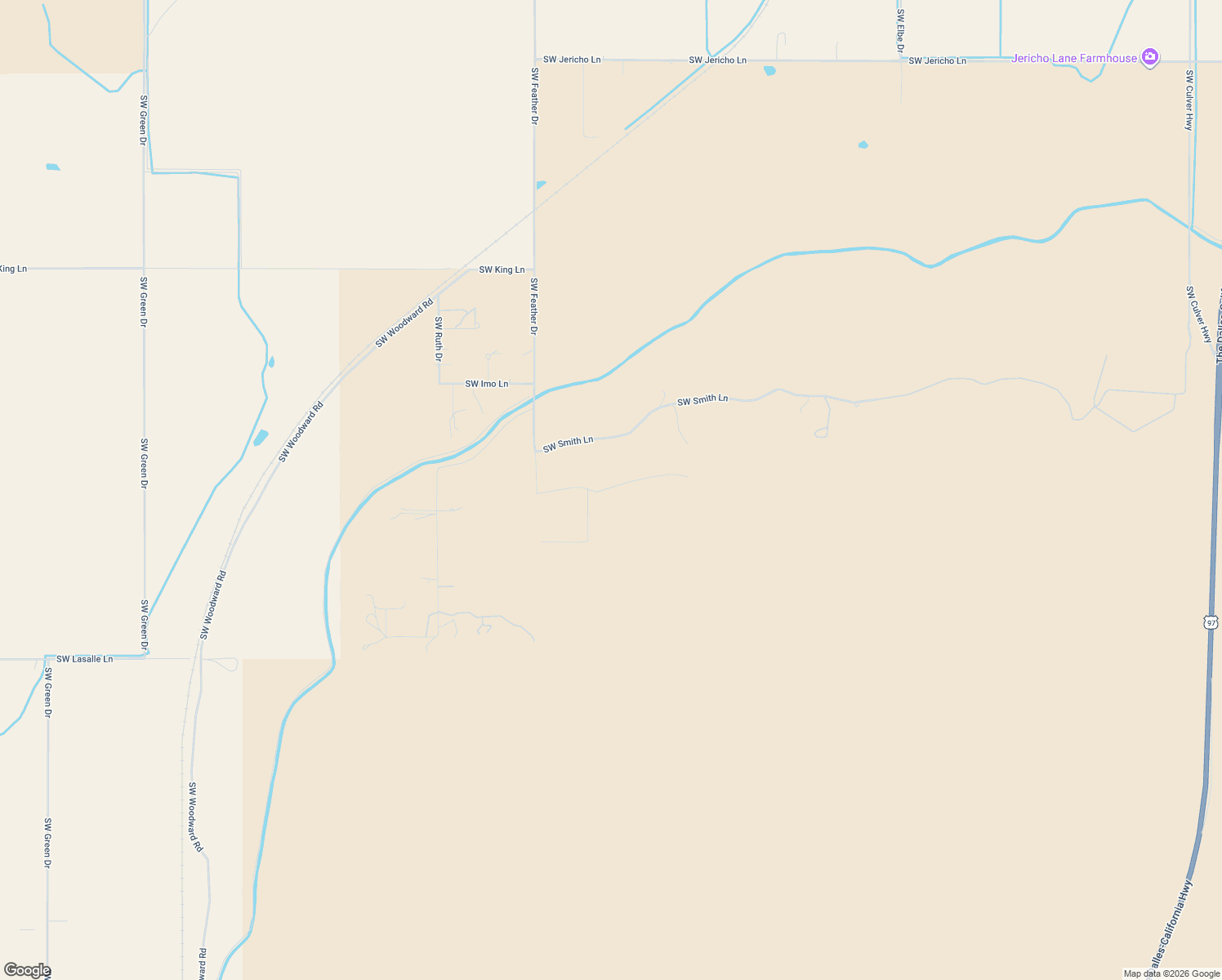 map of restaurants, bars, coffee shops, grocery stores, and more near Southwest Wanker Lane in Jefferson County