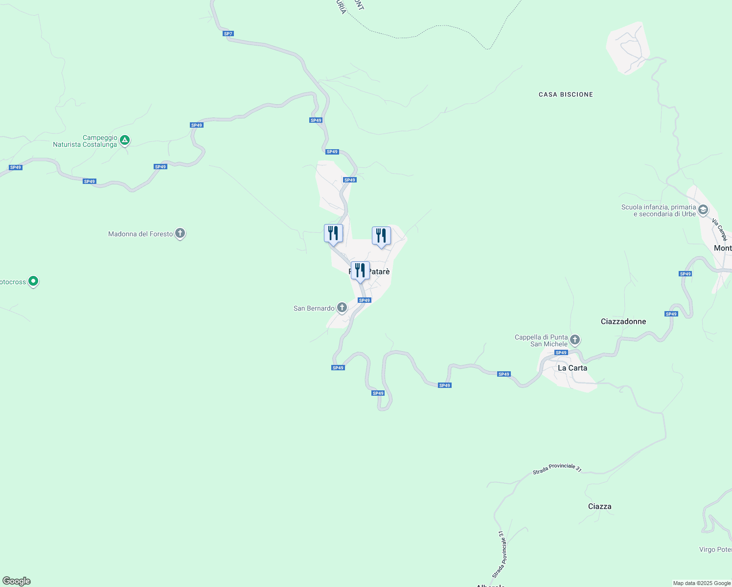 map of restaurants, bars, coffee shops, grocery stores, and more near 35 SP49 in Palo-pataré