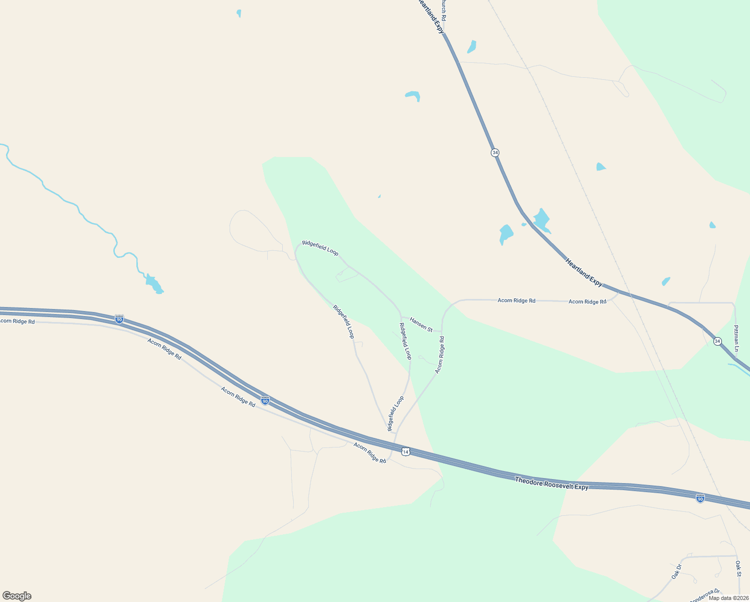 map of restaurants, bars, coffee shops, grocery stores, and more near 20099 Ridgefield Loop in Spearfish