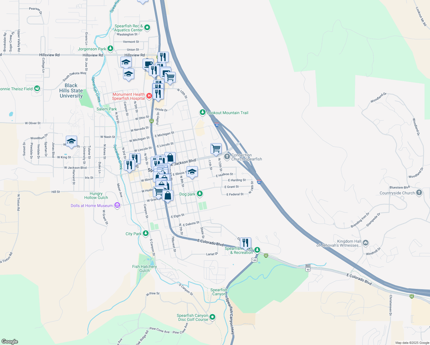 620 11th Street, Spearfish SD Walk Score