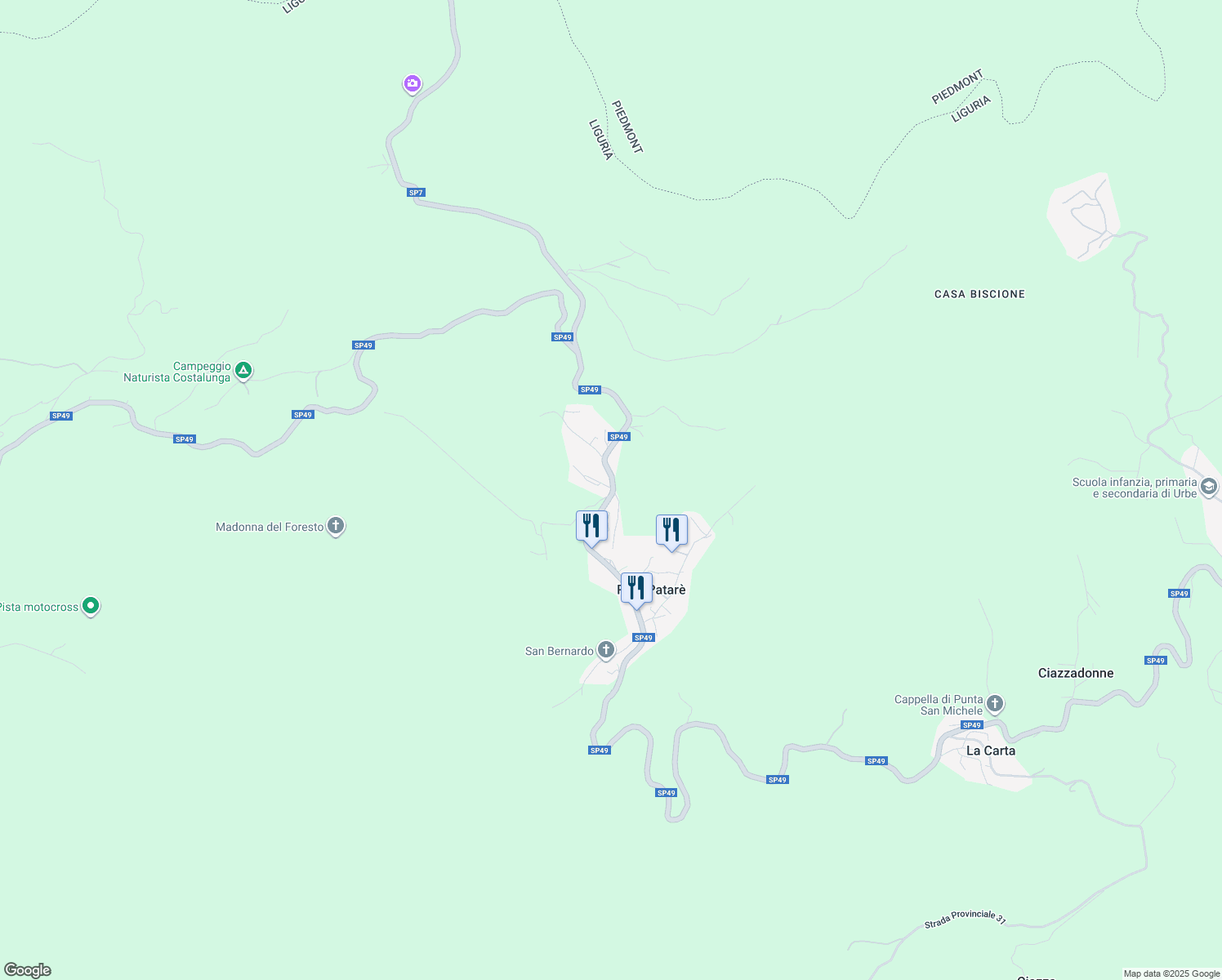 map of restaurants, bars, coffee shops, grocery stores, and more near 15 SP49 in Palo-pataré