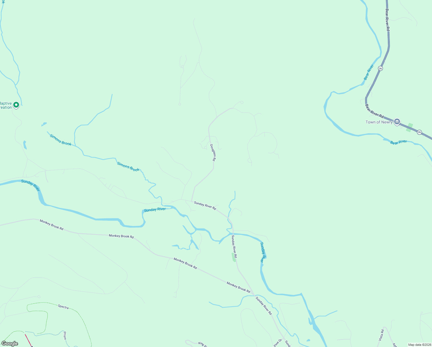 map of restaurants, bars, coffee shops, grocery stores, and more near 59 Douglass Road in Newry