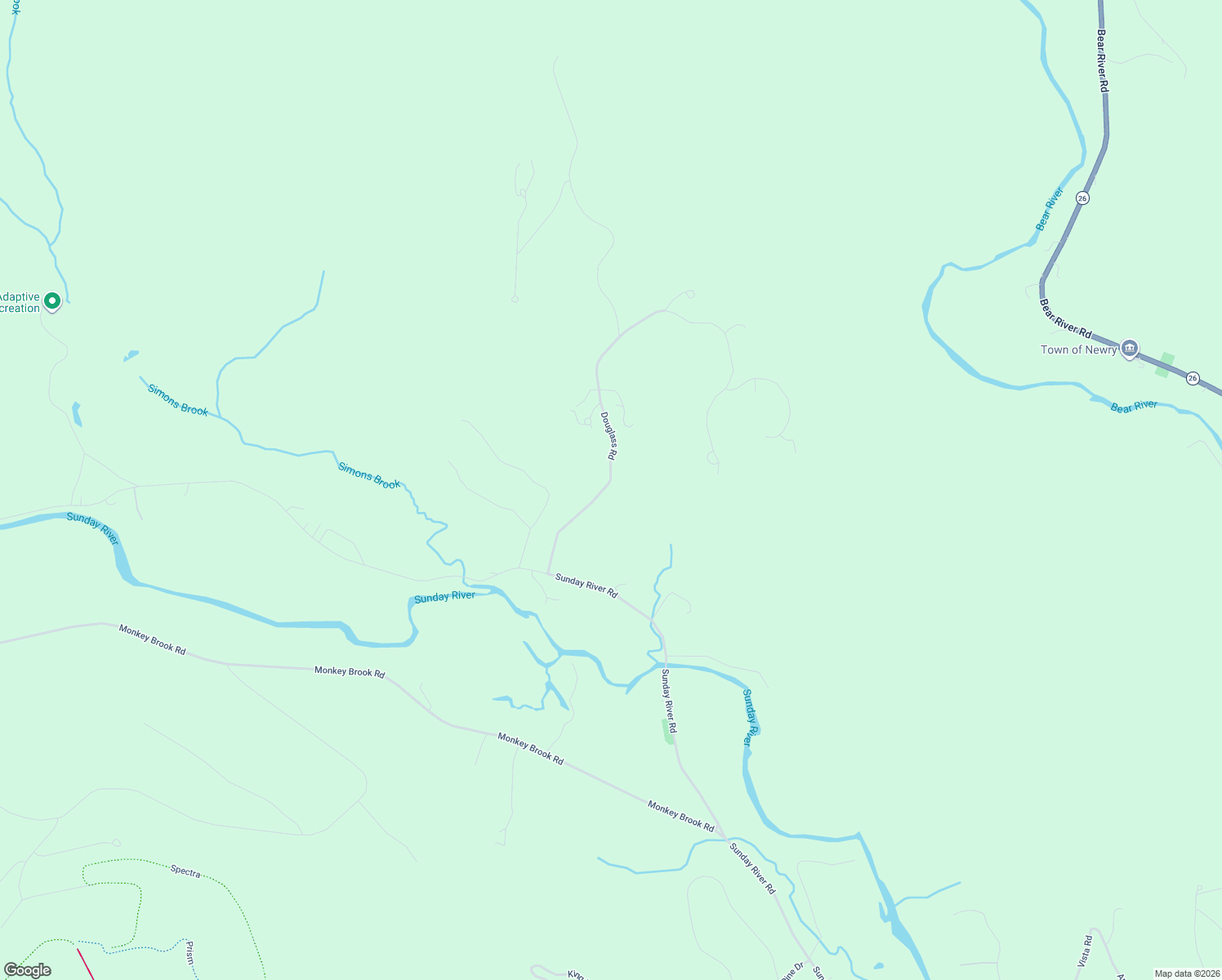 map of restaurants, bars, coffee shops, grocery stores, and more near 59 Douglass Road in Newry