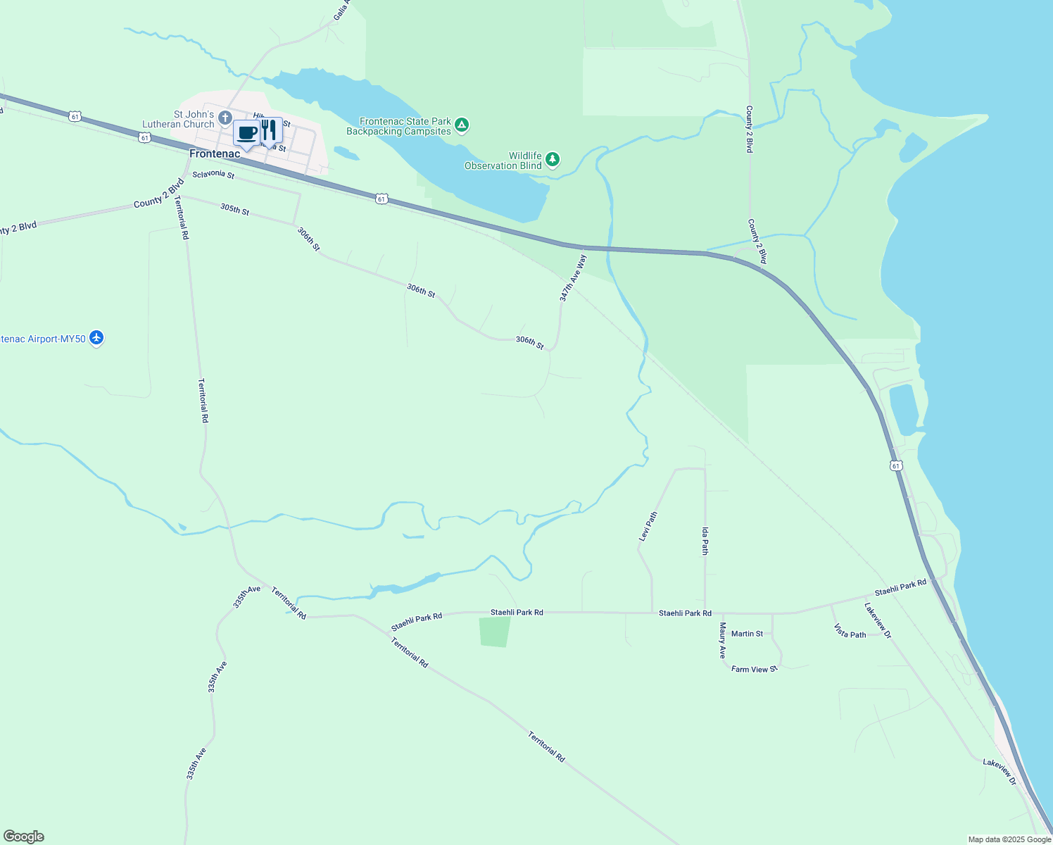 map of restaurants, bars, coffee shops, grocery stores, and more near 34788 Wells Creek Court in Frontenac