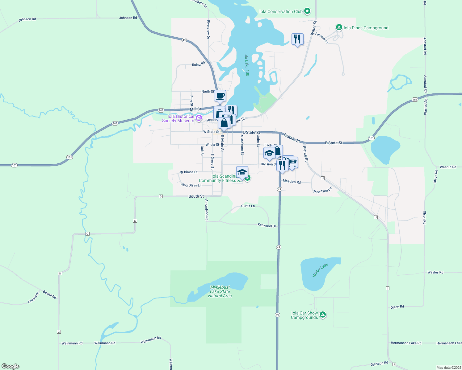 278 Hill Street, Iola WI Walk Score