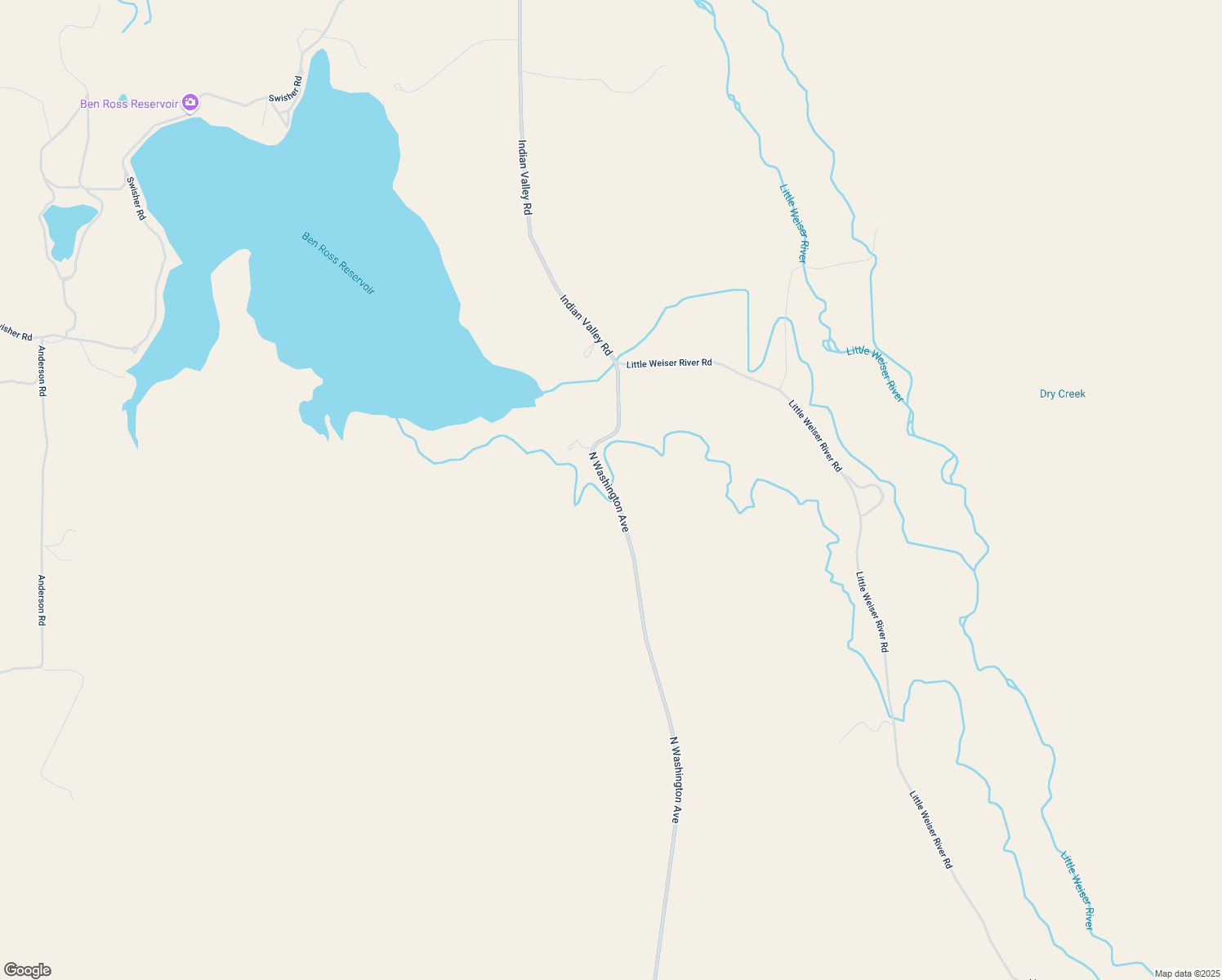 map of restaurants, bars, coffee shops, grocery stores, and more near 483 Indian Valley Road in Indian Valley