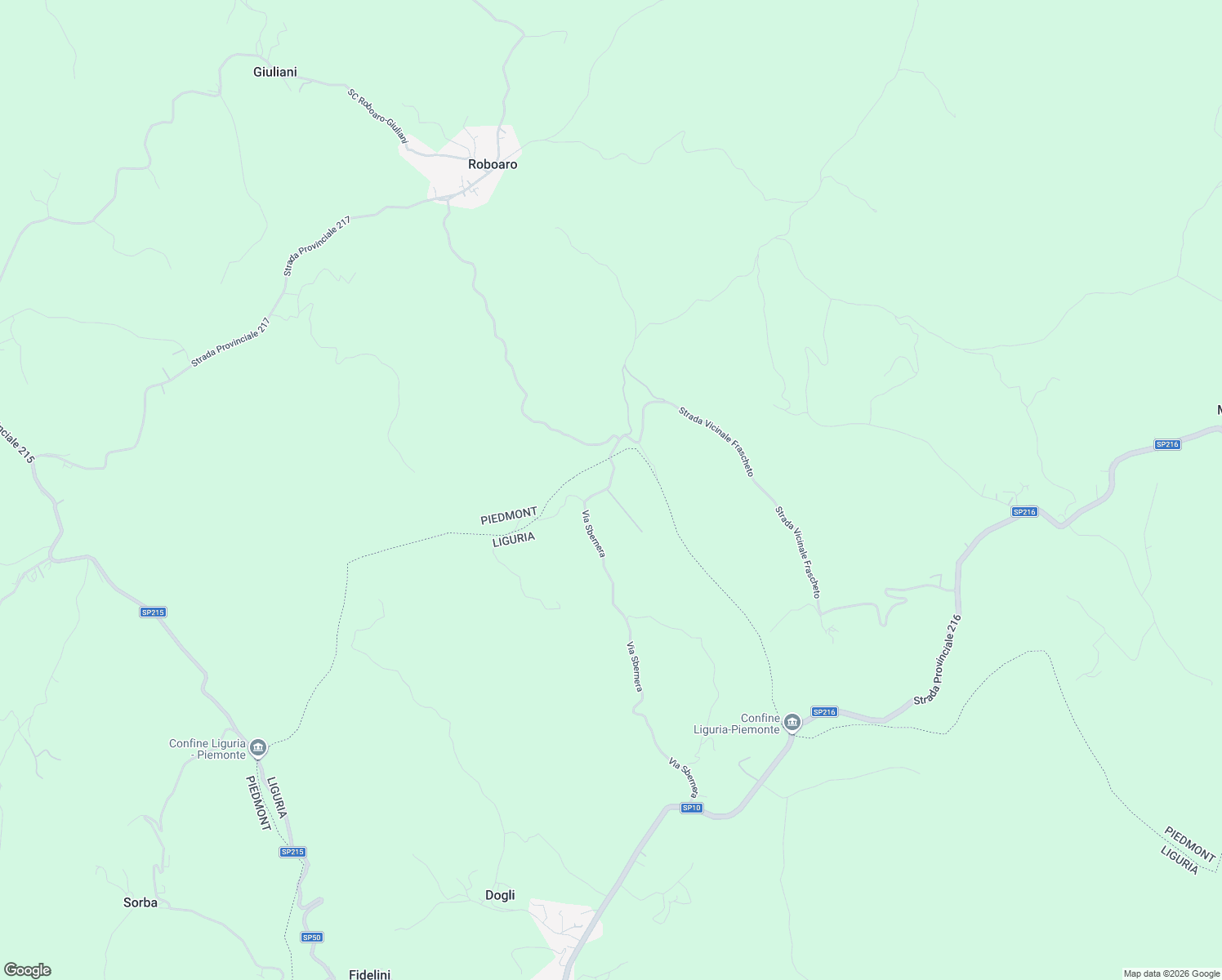 map of restaurants, bars, coffee shops, grocery stores, and more near 8 Via Sbernero in Provincia di Savona