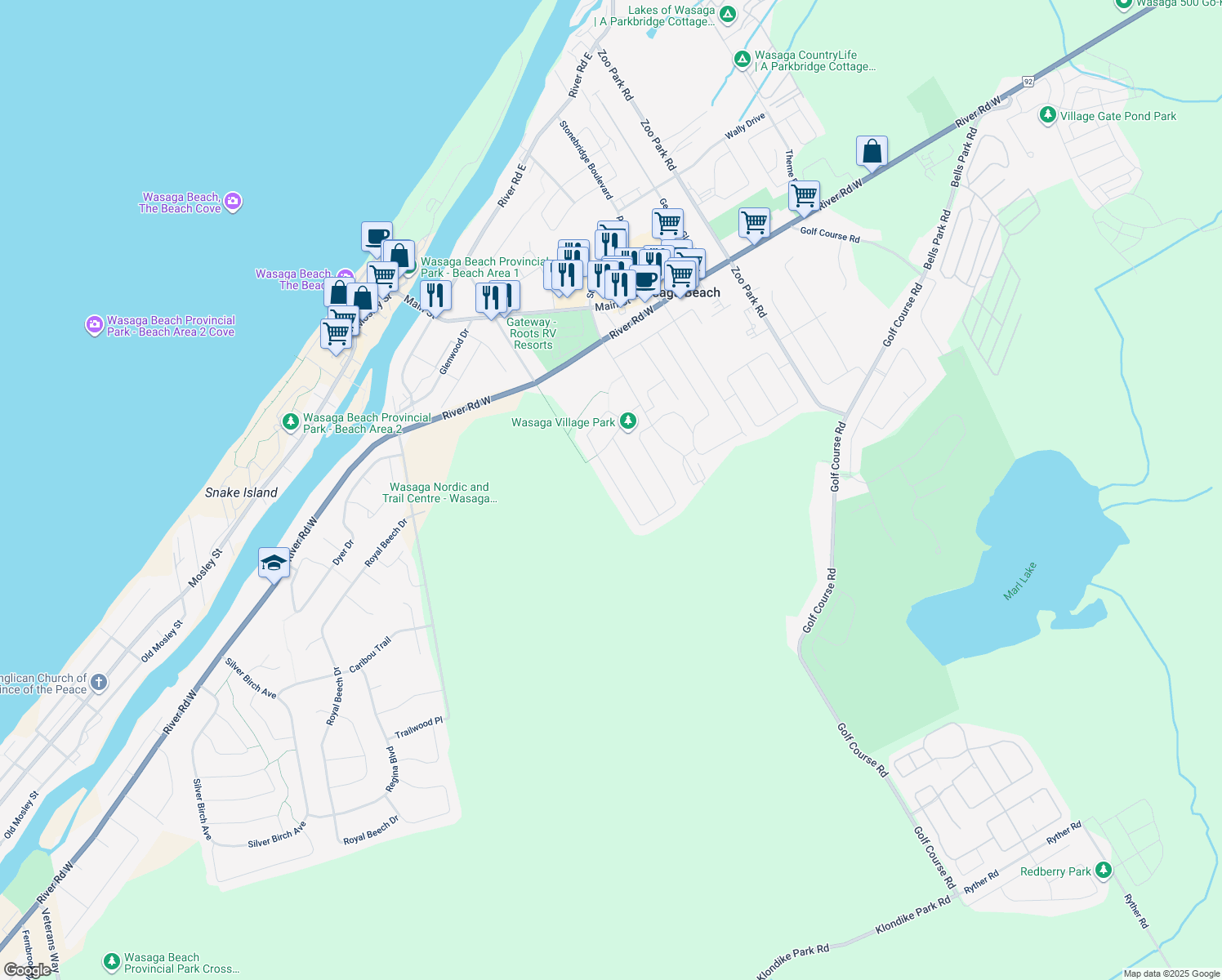 66 White Sands Way, Wasaga Beach ON Walk Score