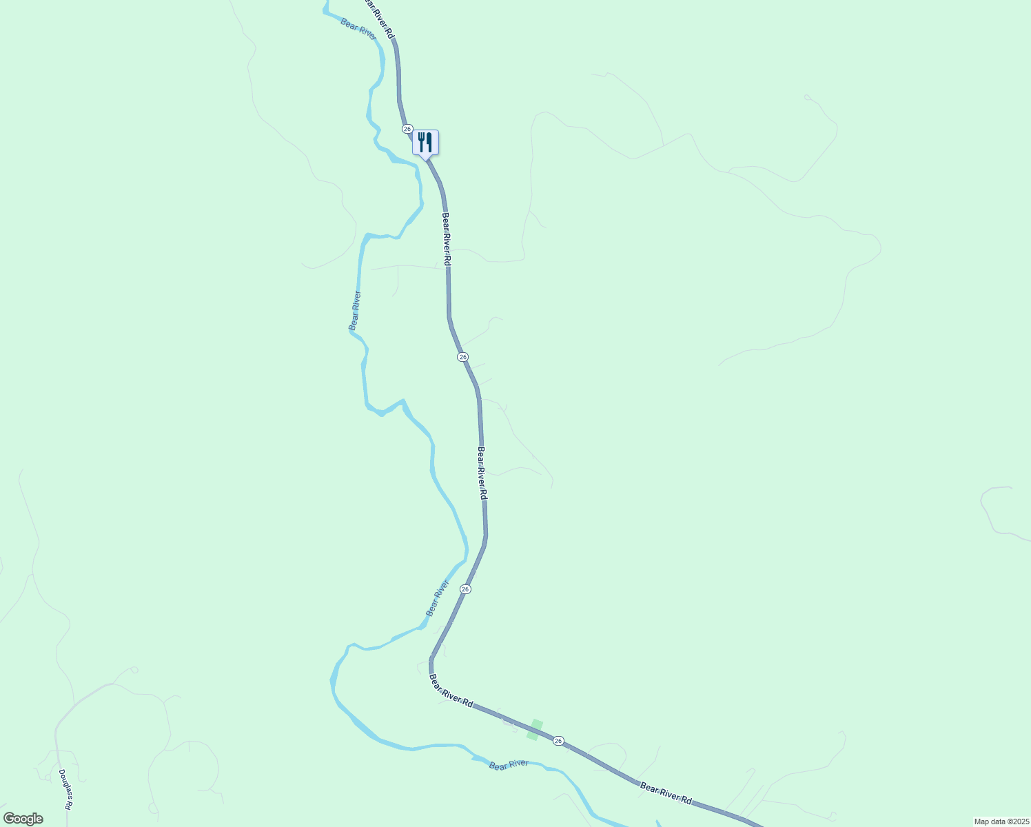 map of restaurants, bars, coffee shops, grocery stores, and more near 28 Thunder Ridge Road in Newry
