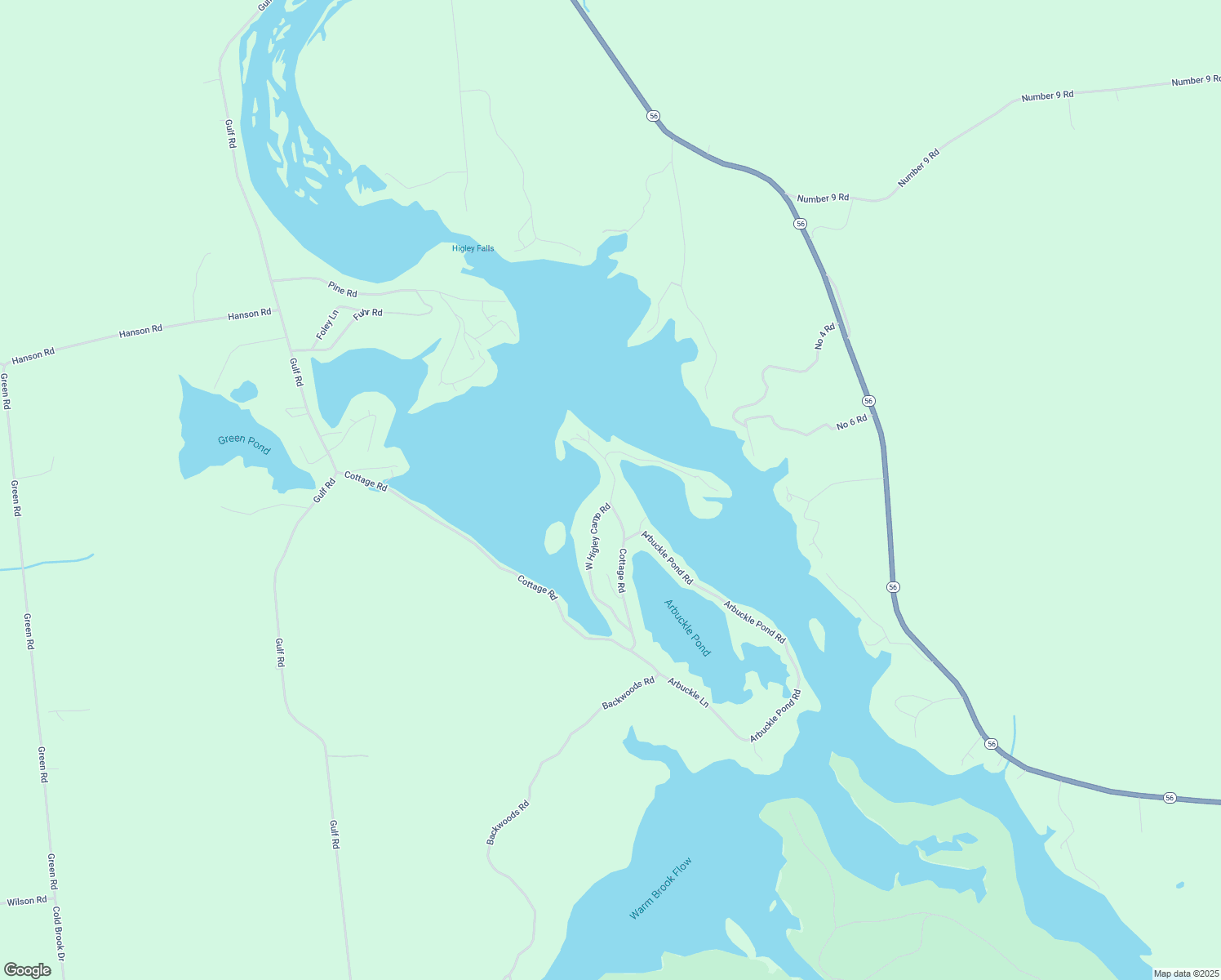 map of restaurants, bars, coffee shops, grocery stores, and more near 33 W Higley Camp Rd in St. Lawrence